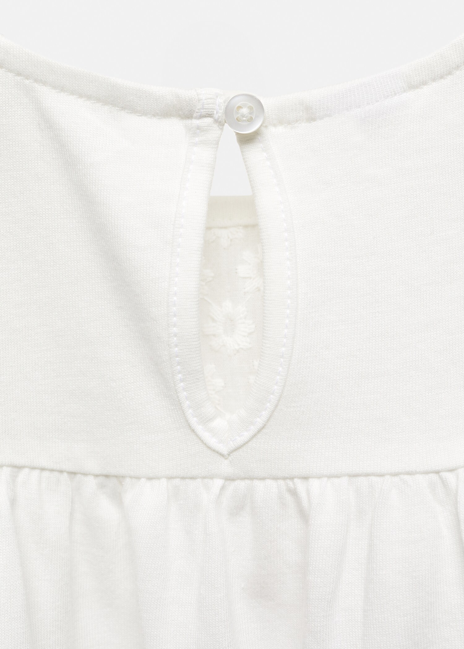 Embroidered flowers T-shirt - Details of the article 0