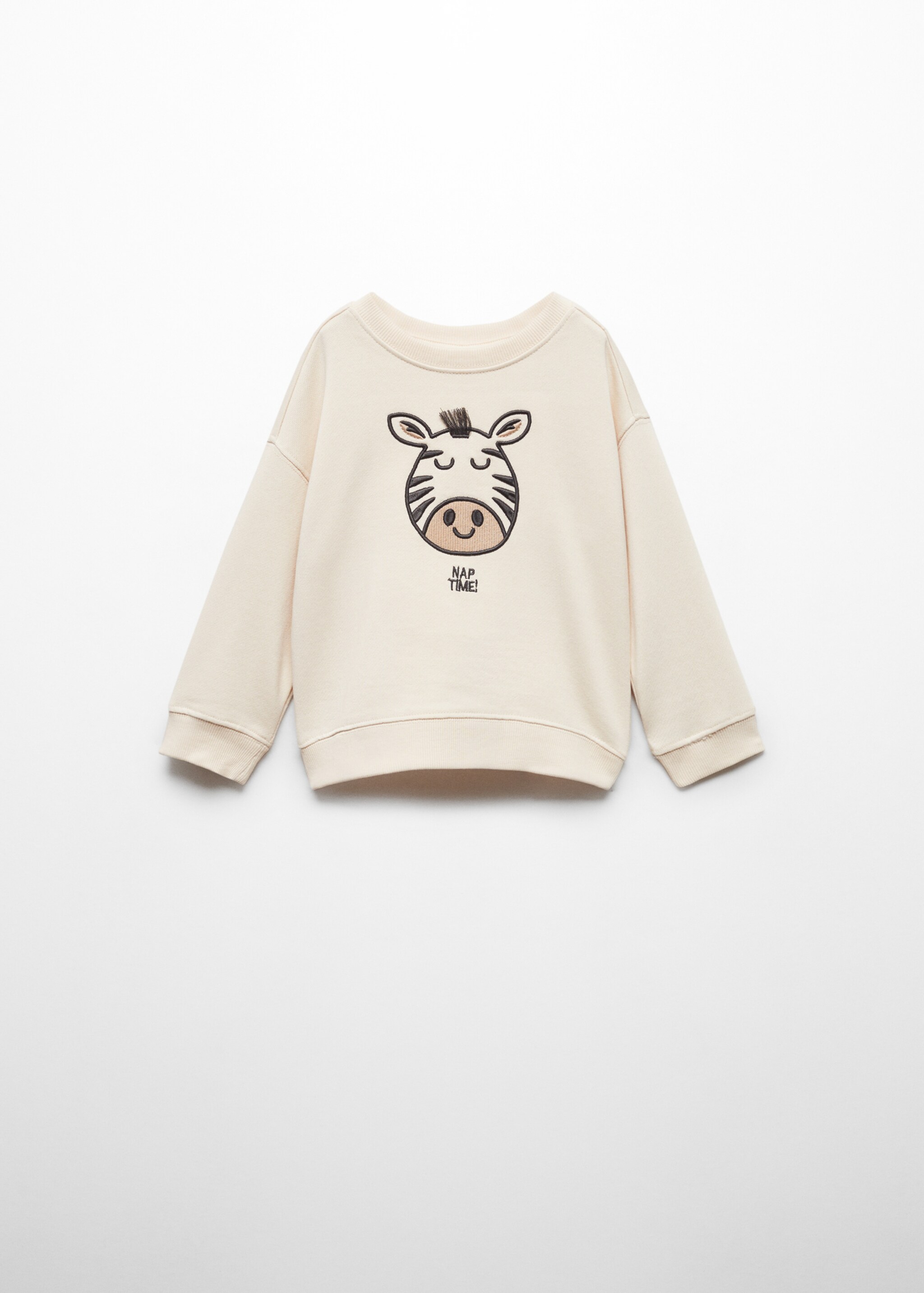 Bluza z bawełny organicznej z haftem - Artykuł bez modela/modelki