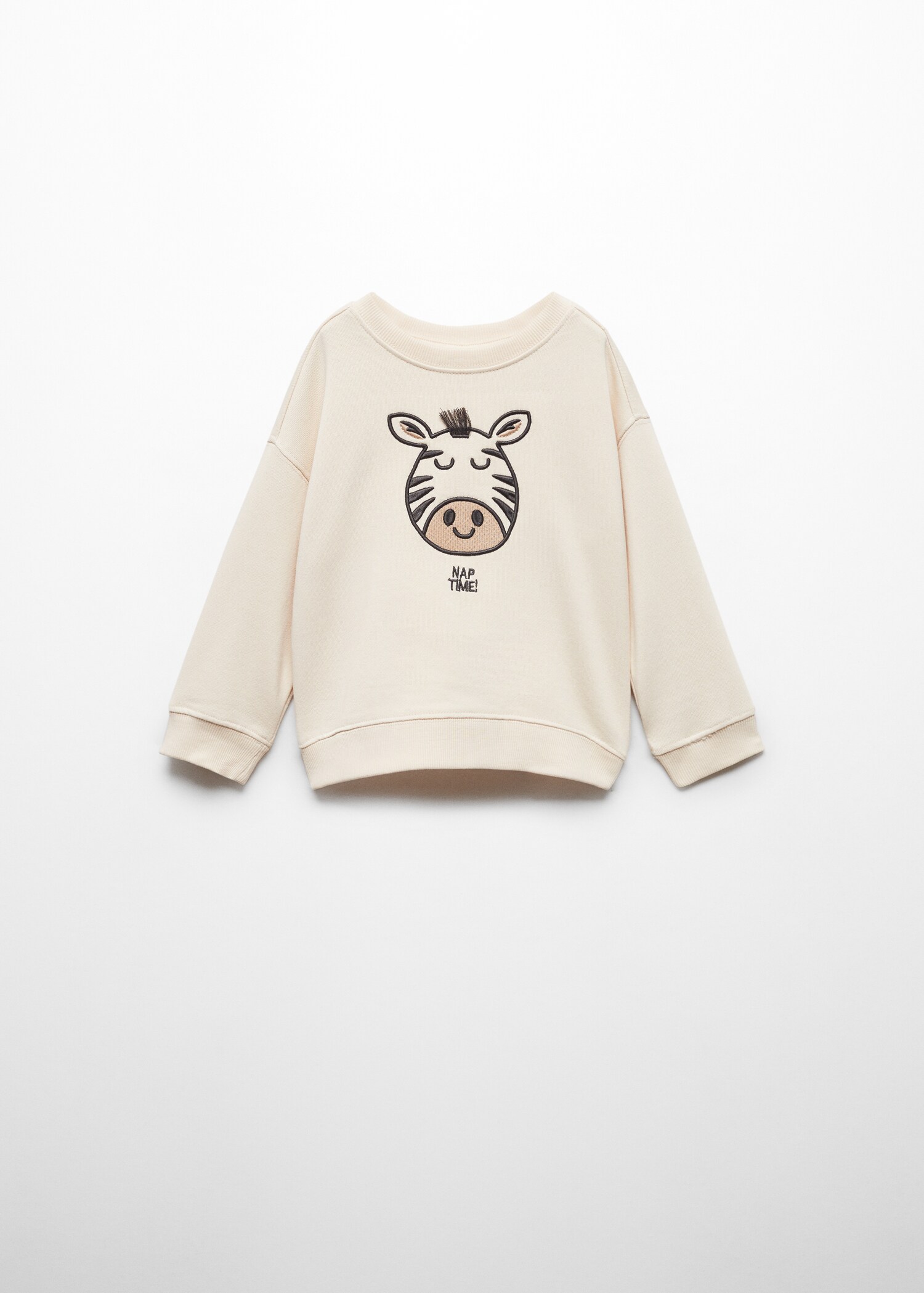 Embroidered Organic cotton embroidered sweatshirt - Article without model
