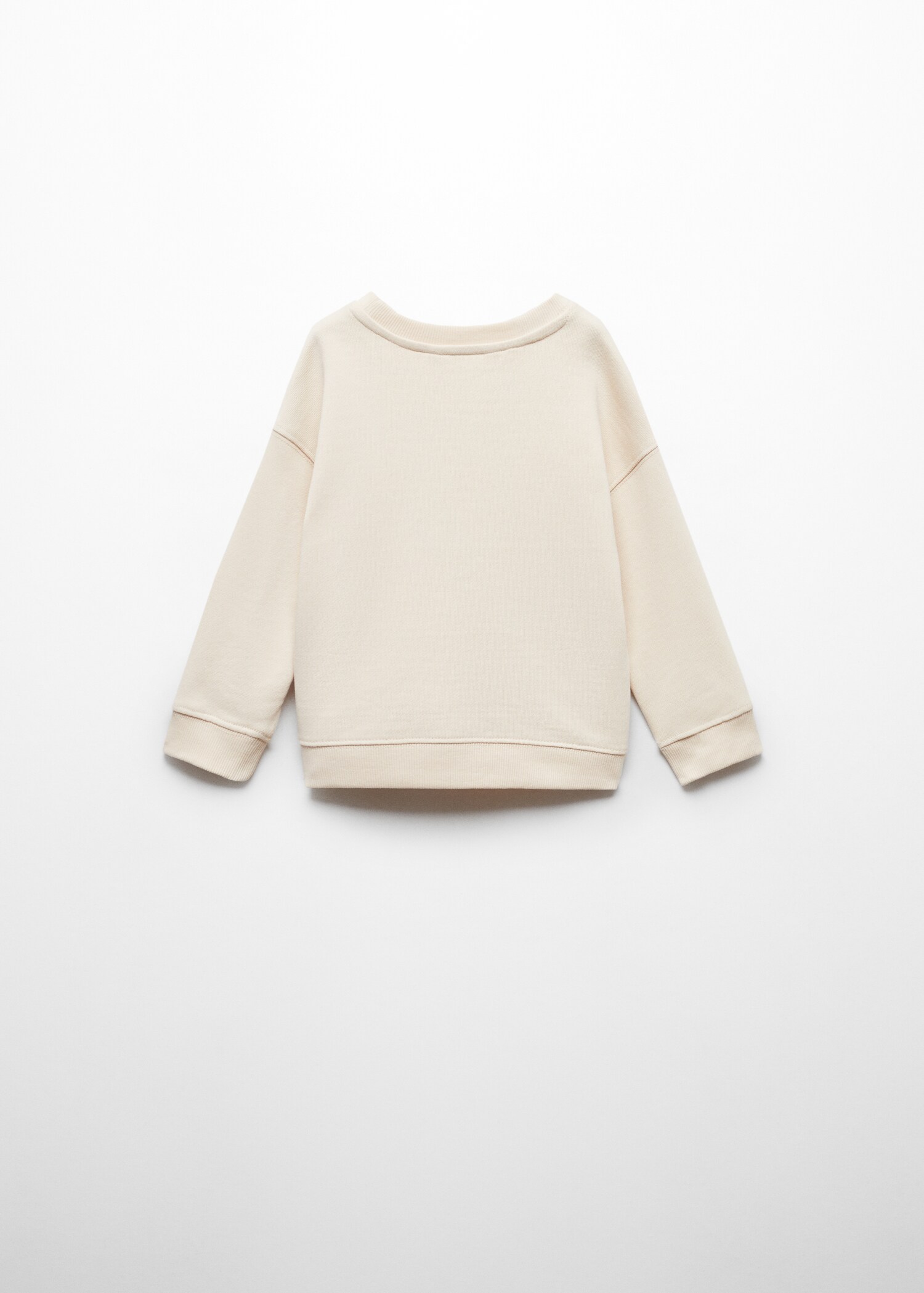 Embroidered Organic cotton embroidered sweatshirt - Reverse of the article