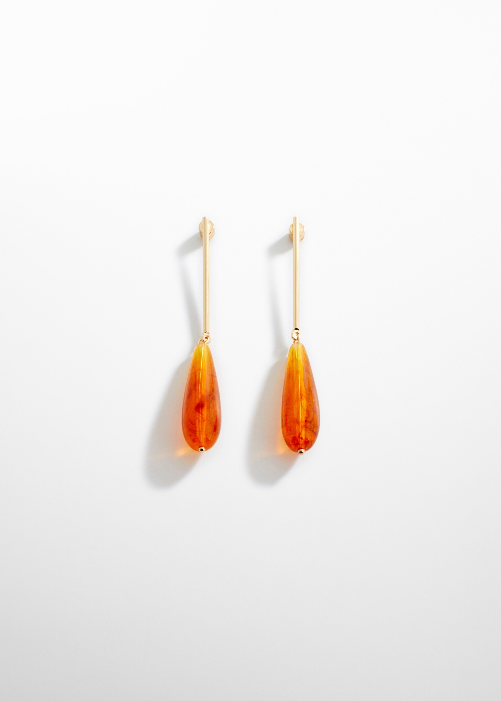 Beaded pendant earrings - Article without model