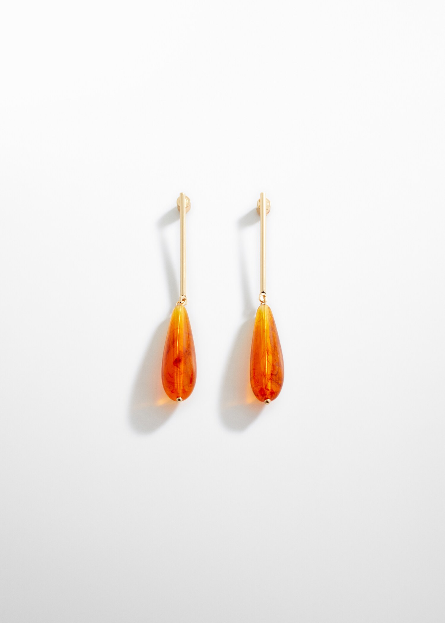 Beaded pendant earrings - Article without model