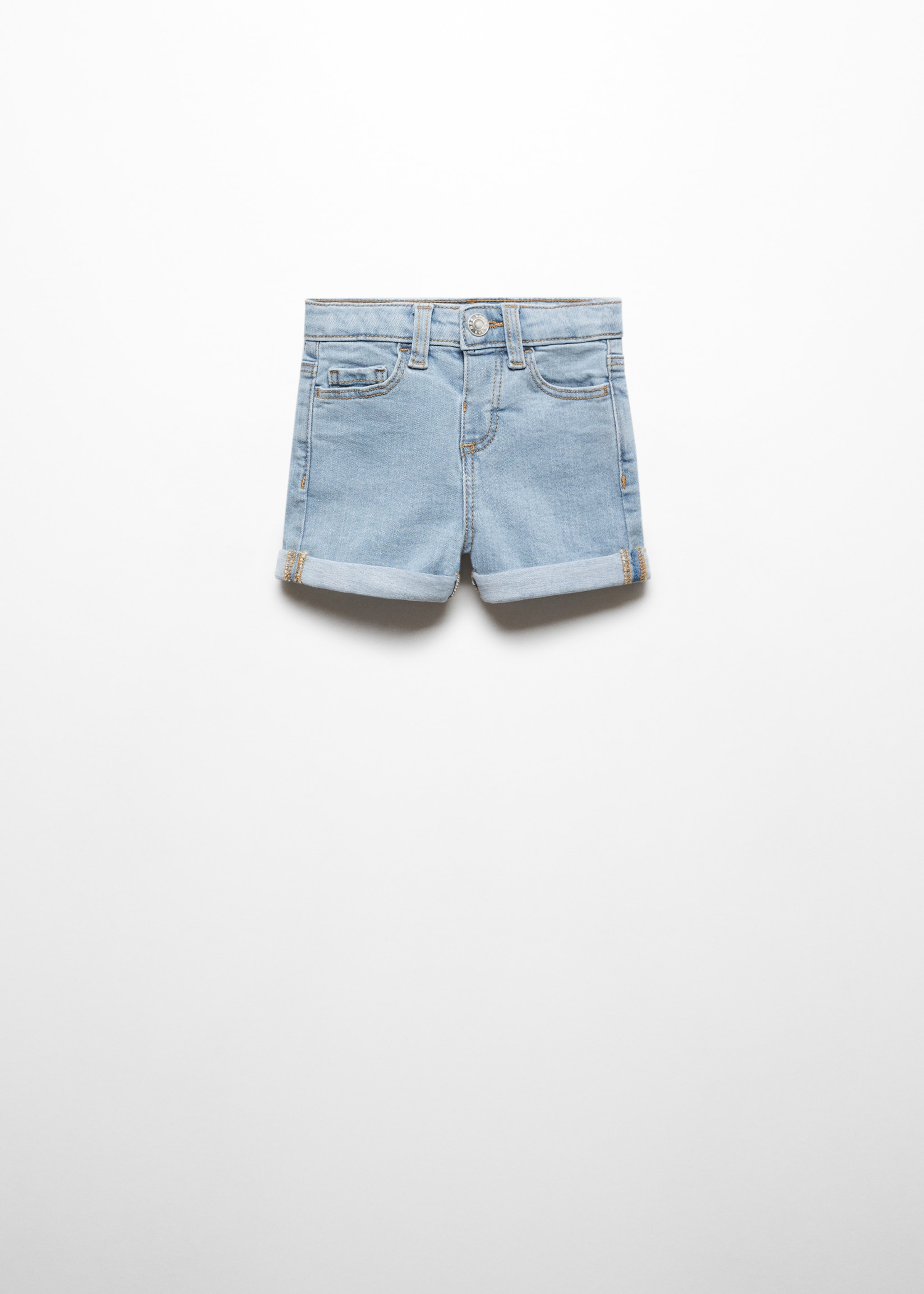 Short denim bajo vuelto - Artículo sin modelo