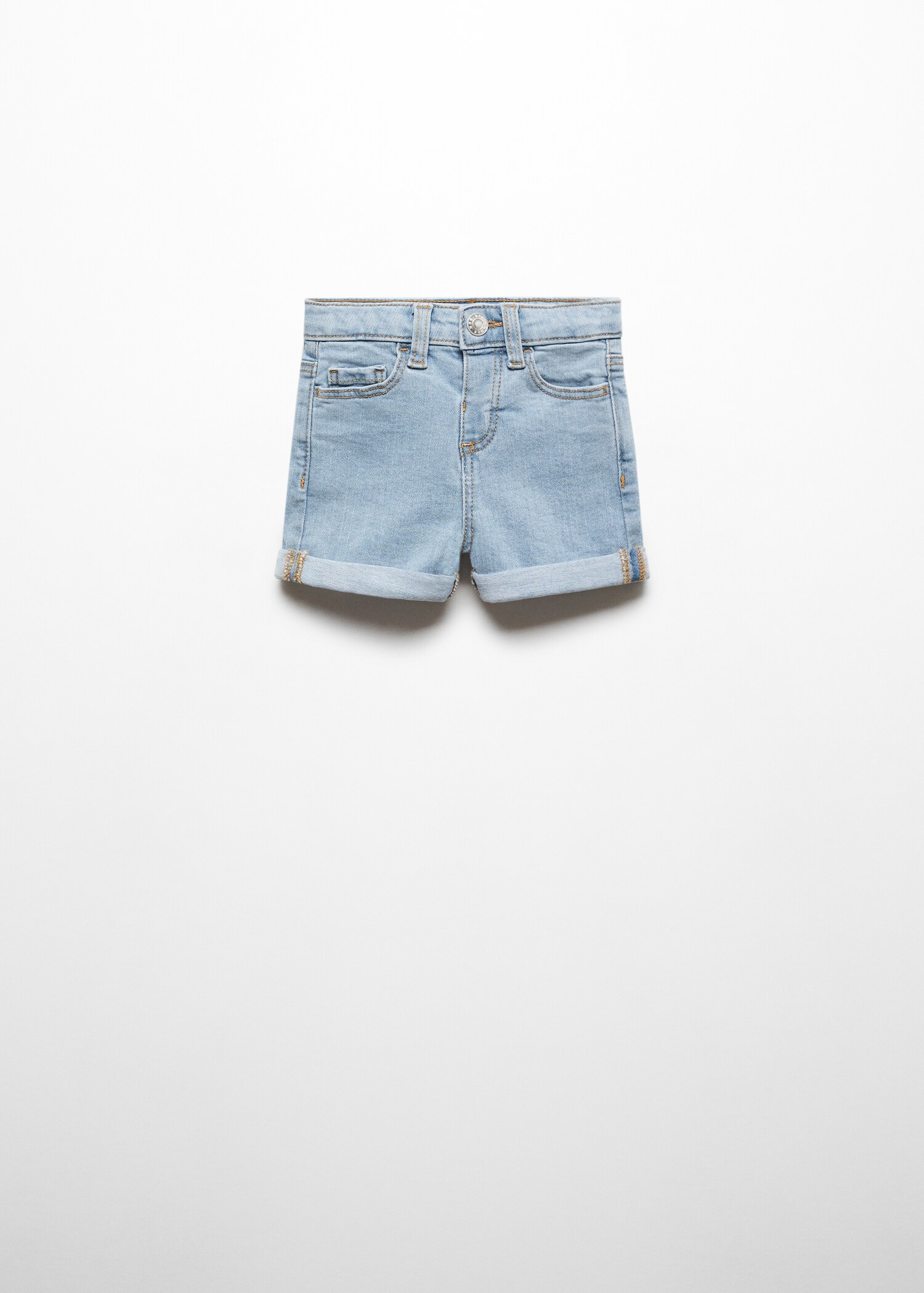 Short denim bajo vuelto - Artículo sin modelo