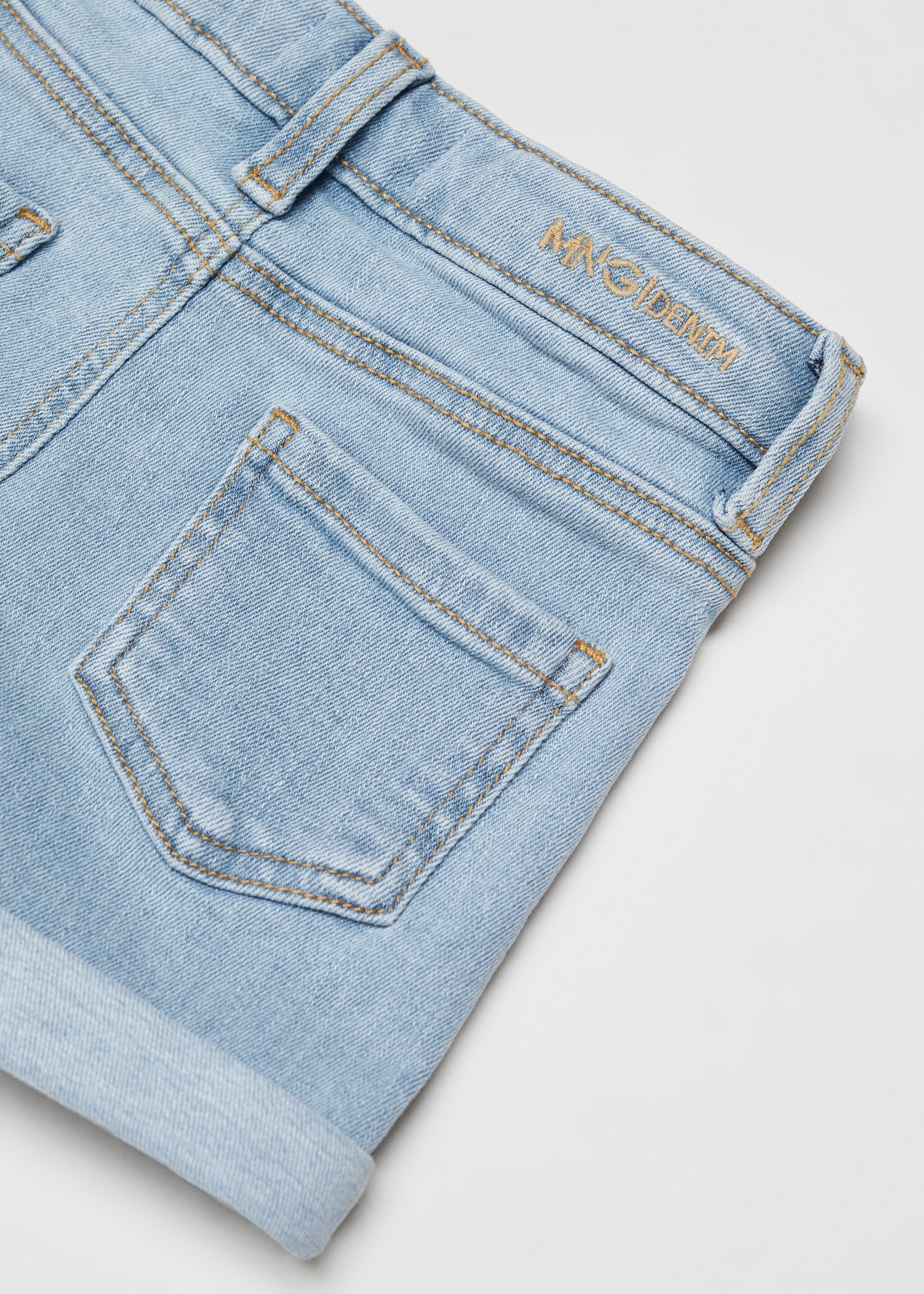 Short denim bajo vuelto - Detalle del artículo 0