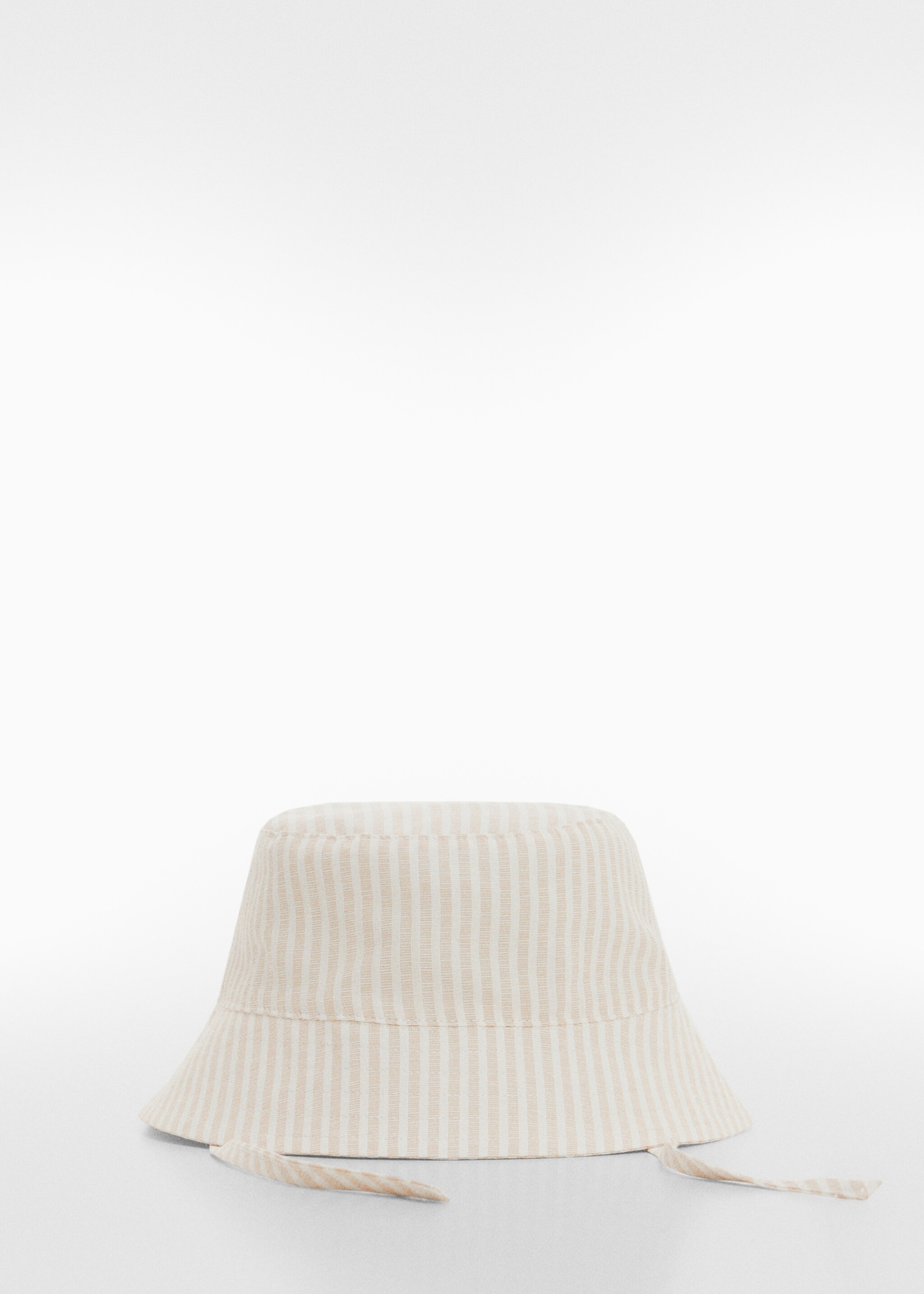 Kapelusz rybacki z paski - Artykuł bez modela/modelki, Piaskowy. Ref: 67066007-00.