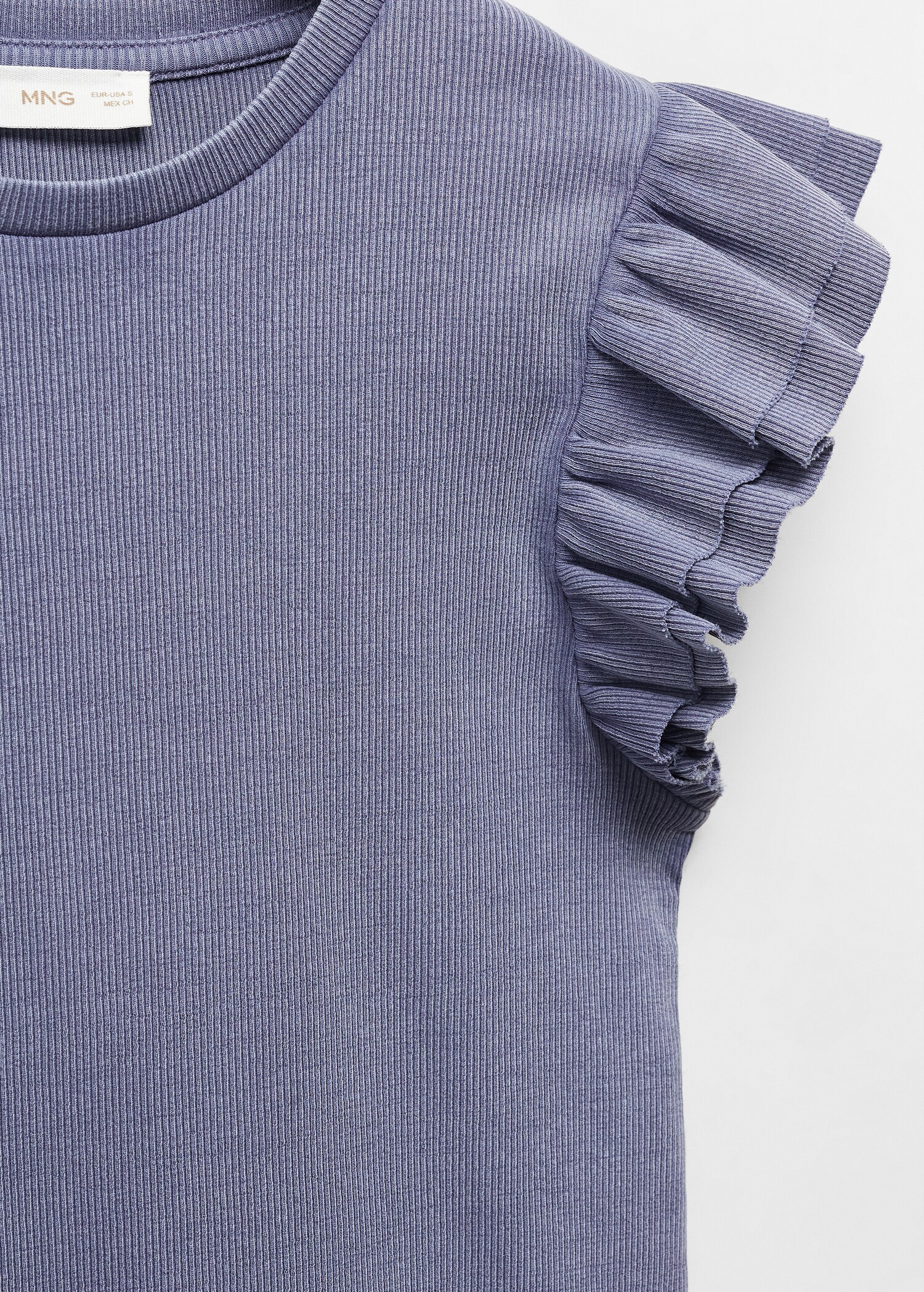 Camiseta volantes manga corta - Detalle del artículo 8