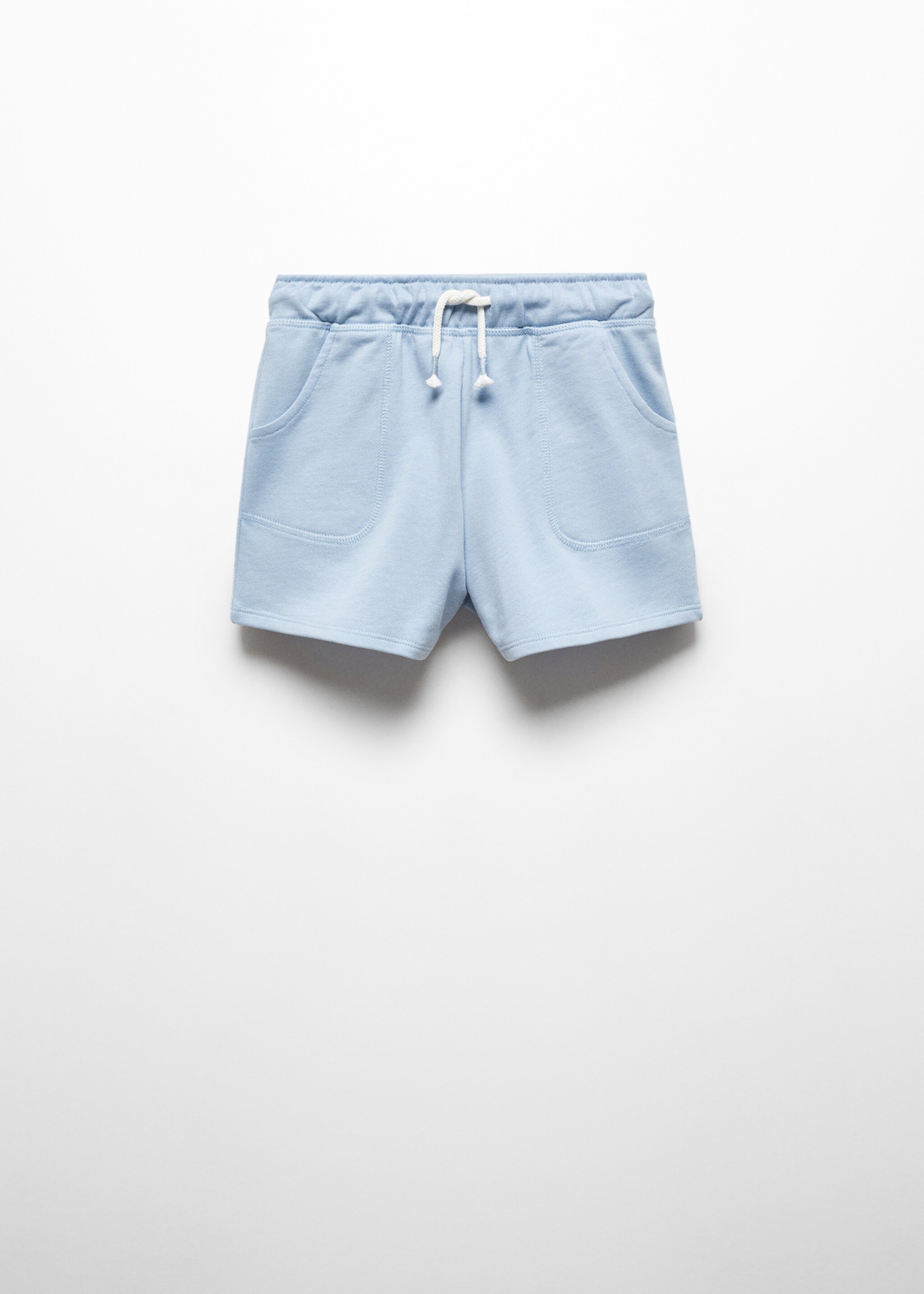 Katoenen shorts met elastische tailleband - Artikel zonder model