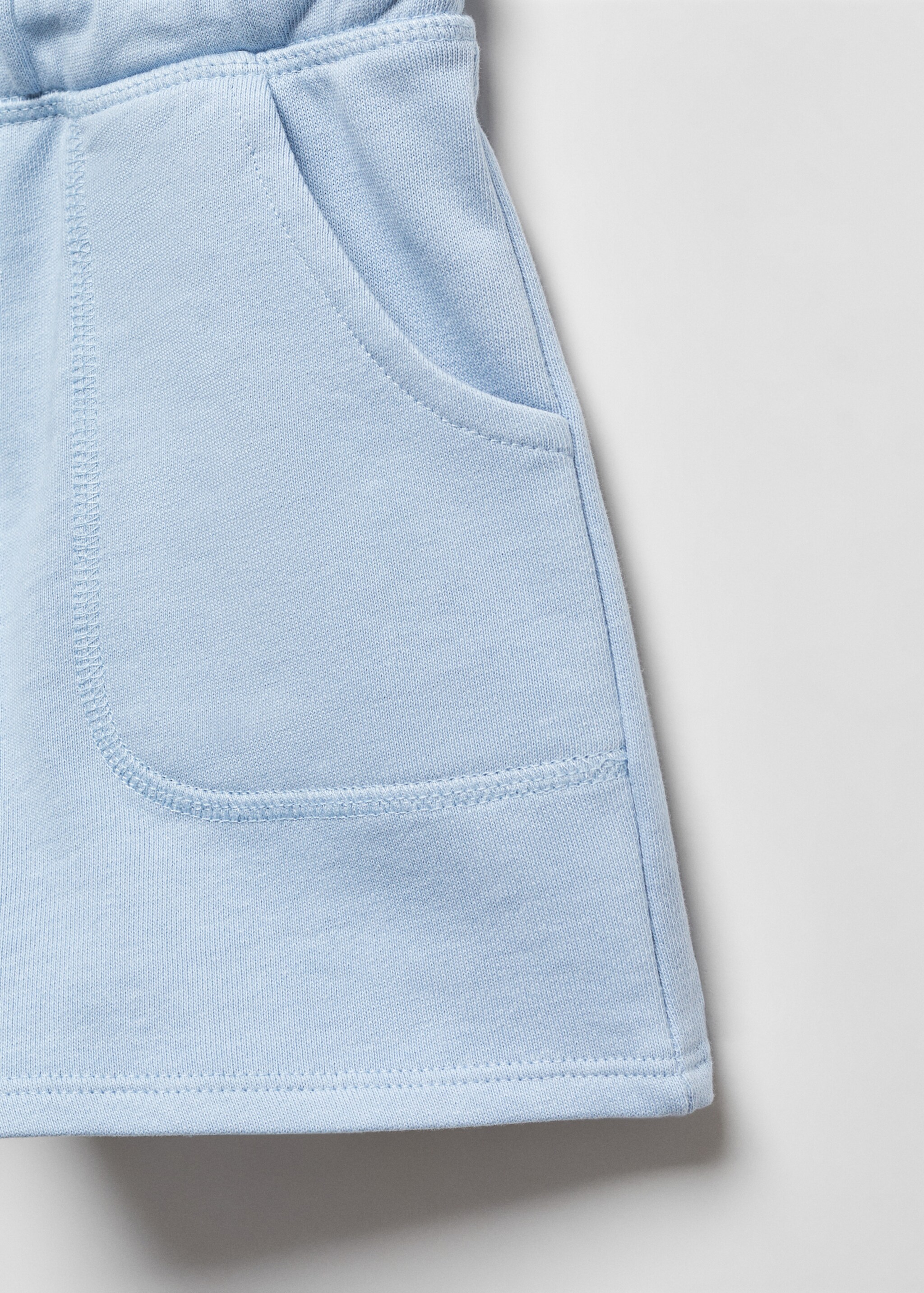 Katoenen shorts met elastische tailleband - Detail van het artikel 8