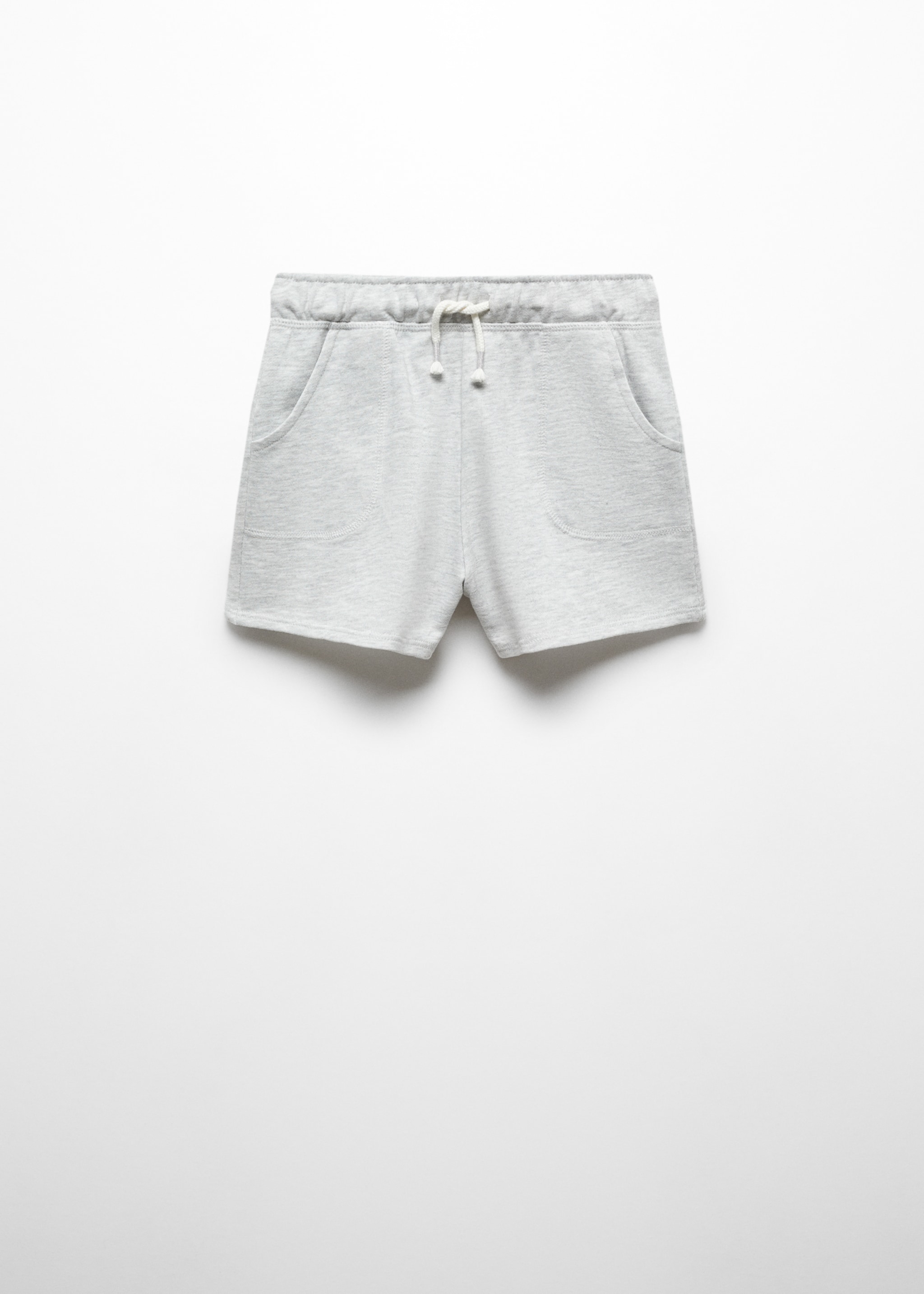 Katoenen shorts met elastische tailleband - Artikel zonder model