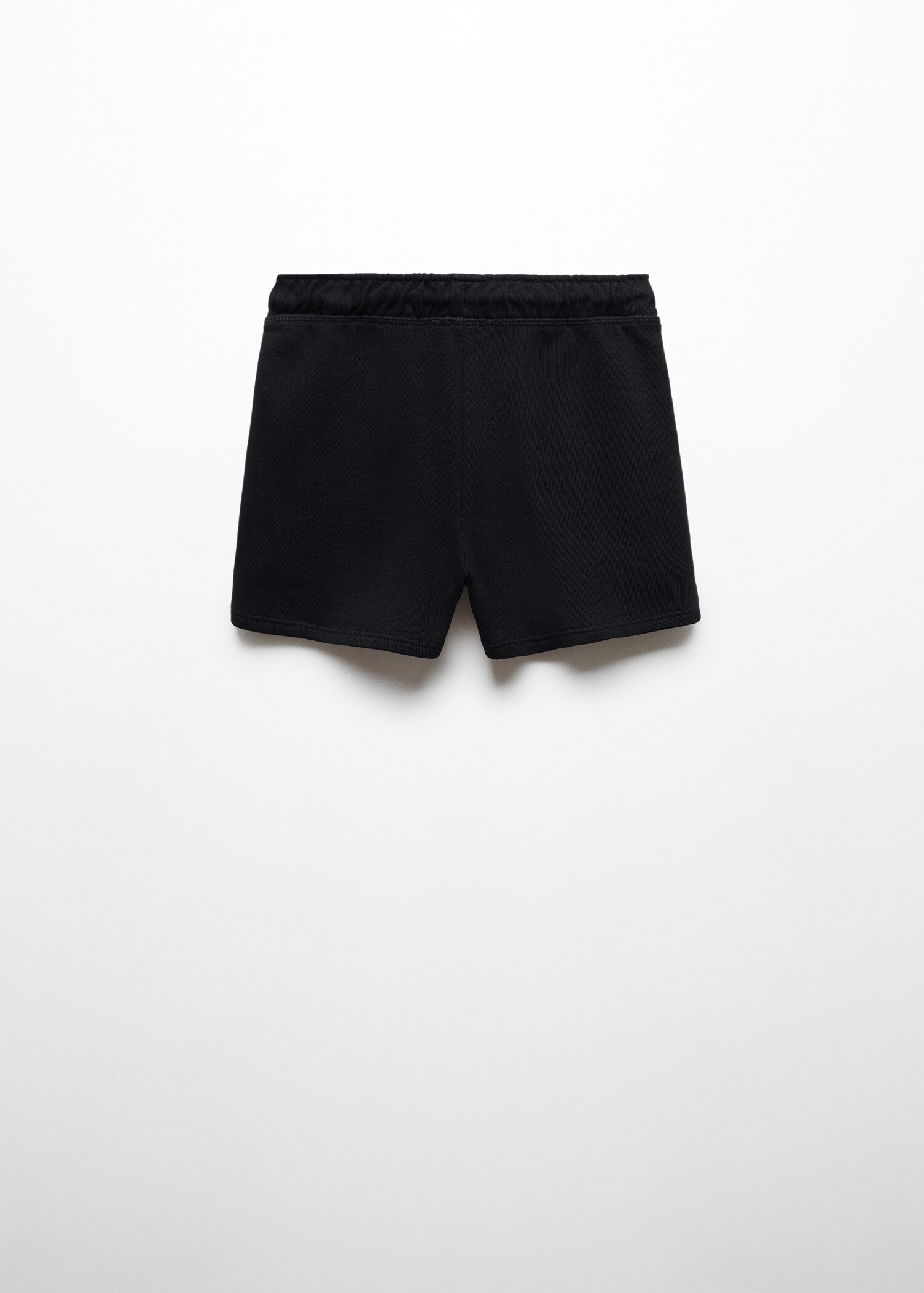 Cotton drawstring waist shorts - Reverse of the article