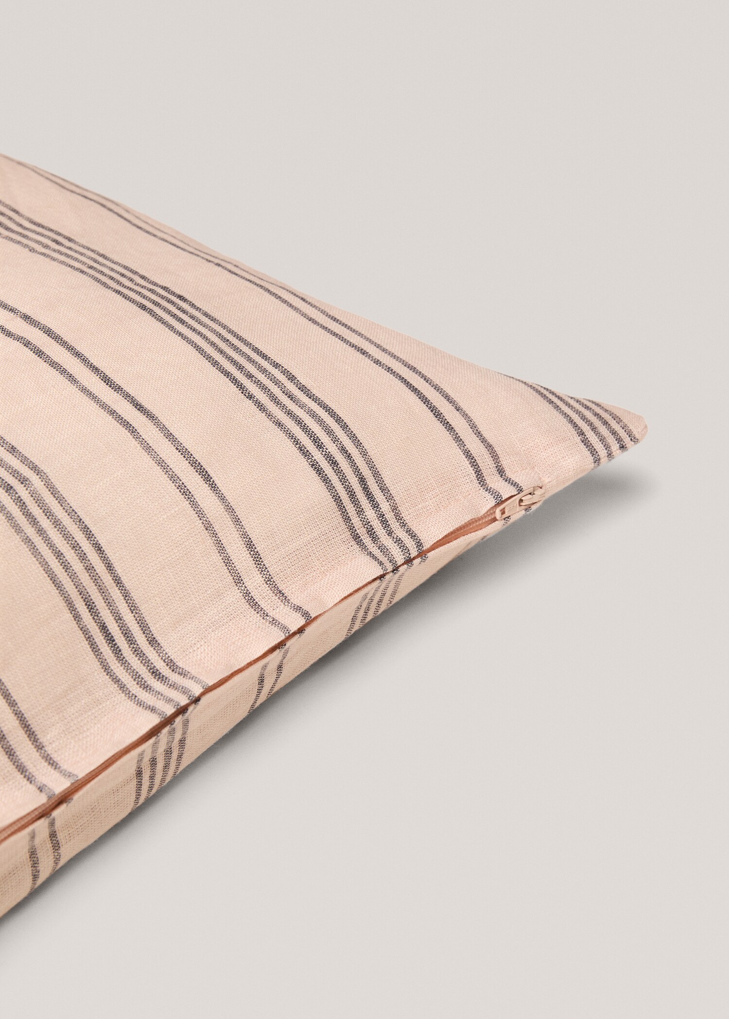 Housse de coussin 100 % lin rayures 40x60 cm - Détail de l'article 1