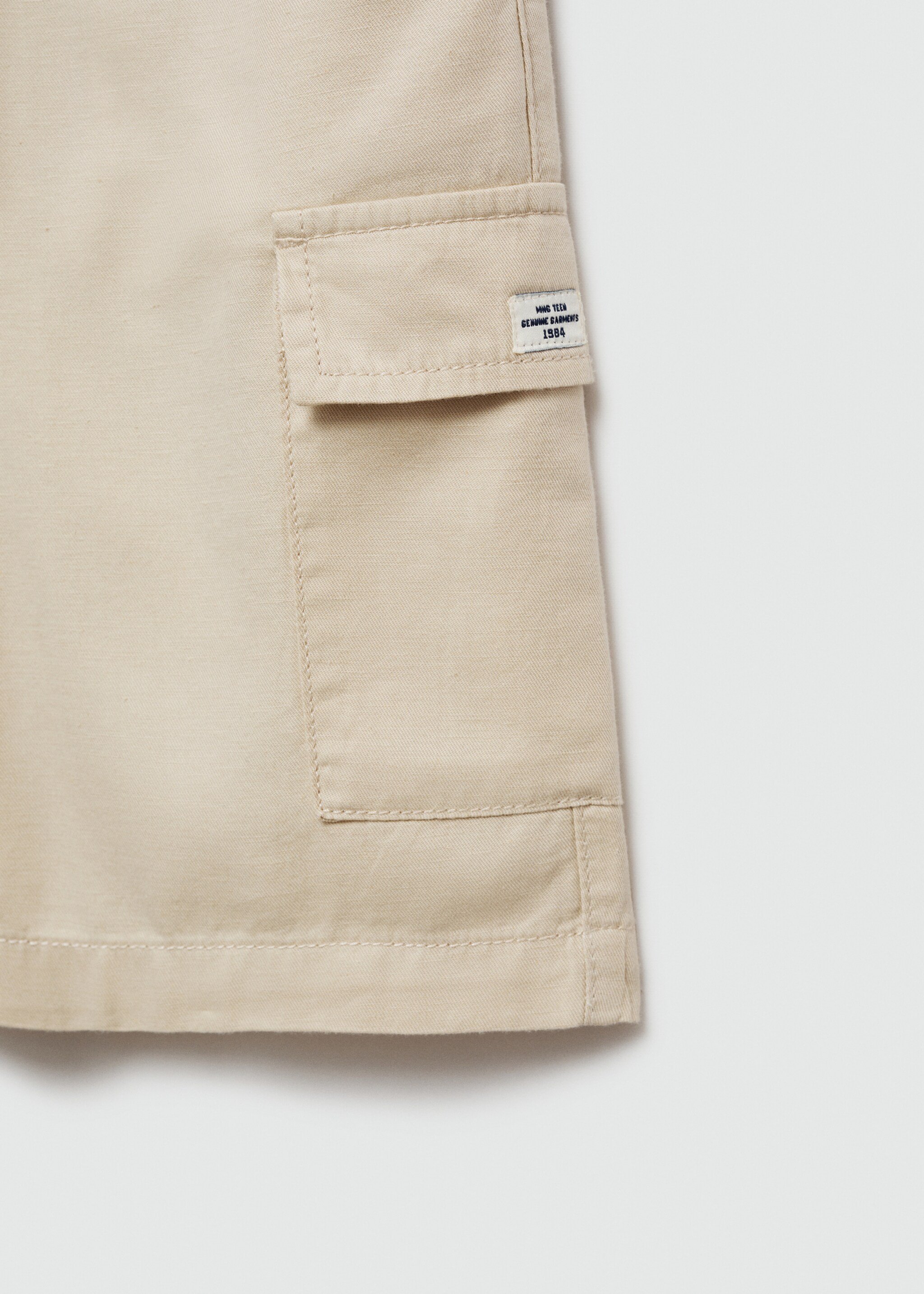 Bermudas lino bolsillos cargo - Detalle del artículo 8