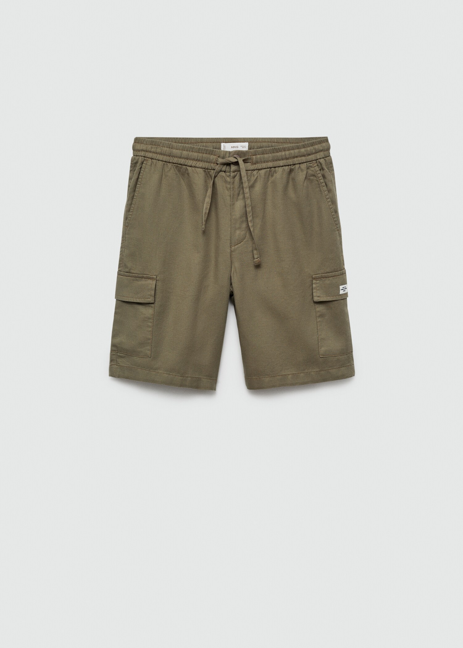 Bermudas lino bolsillos cargo - Artículo sin modelo