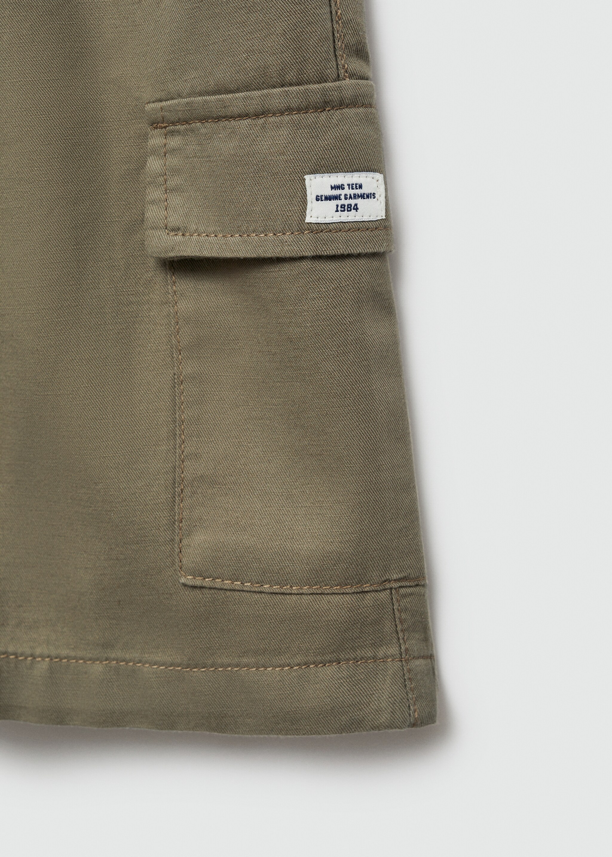 Bermudas lino bolsillos cargo - Detalle del artículo 8
