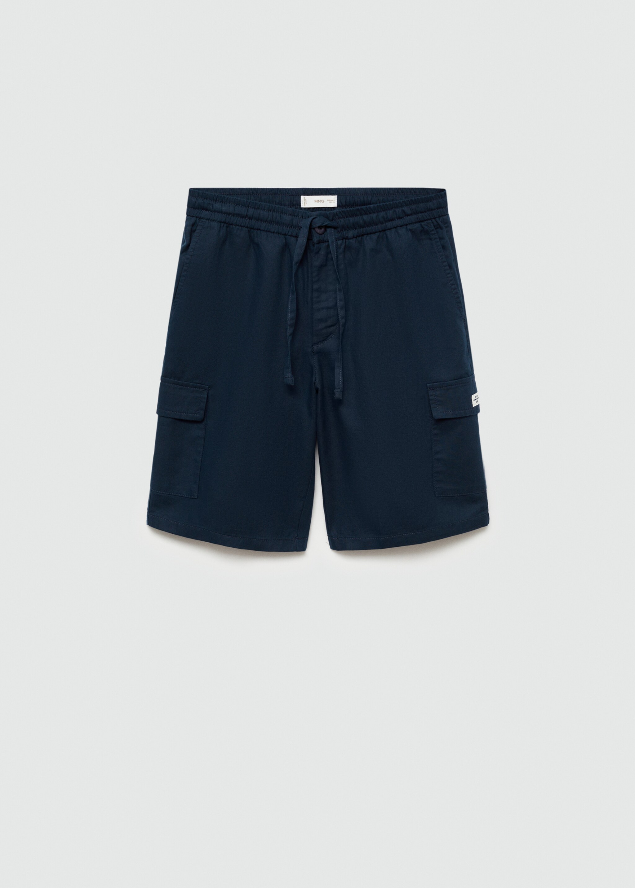 Bermudas lino bolsillos cargo - Artículo sin modelo