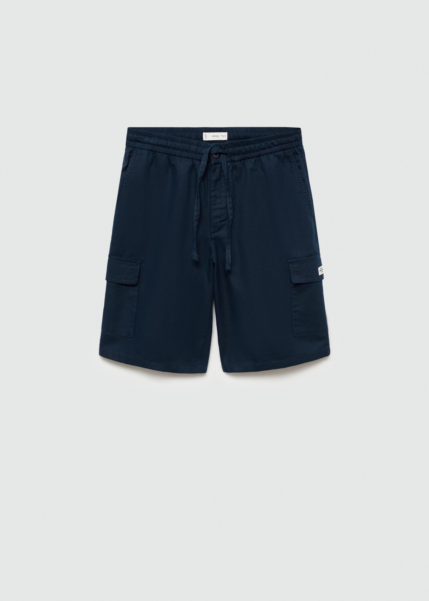Bermudas lino bolsillos cargo - Artículo sin modelo