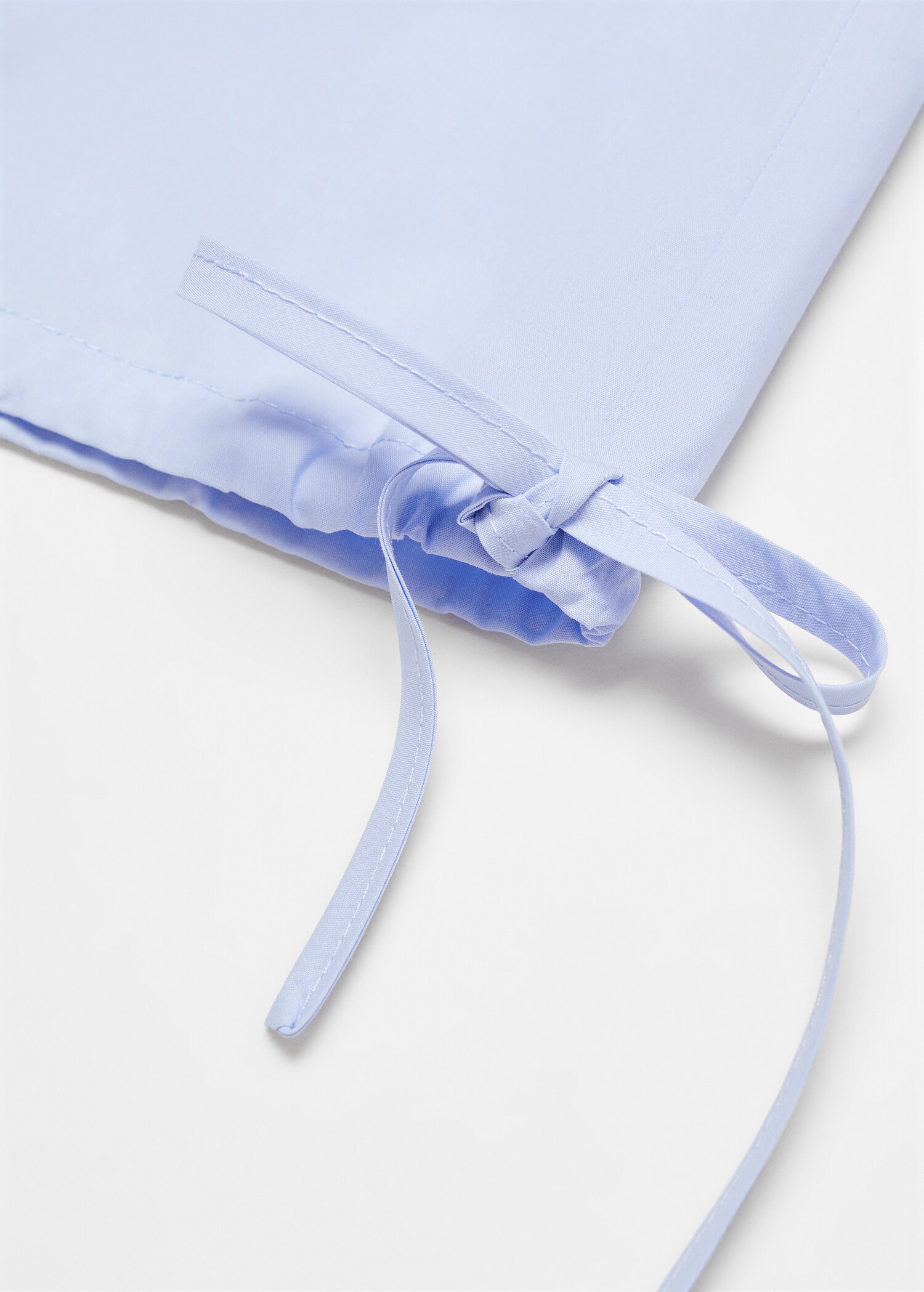 Cotton pyjama crop top - Details of the article 8