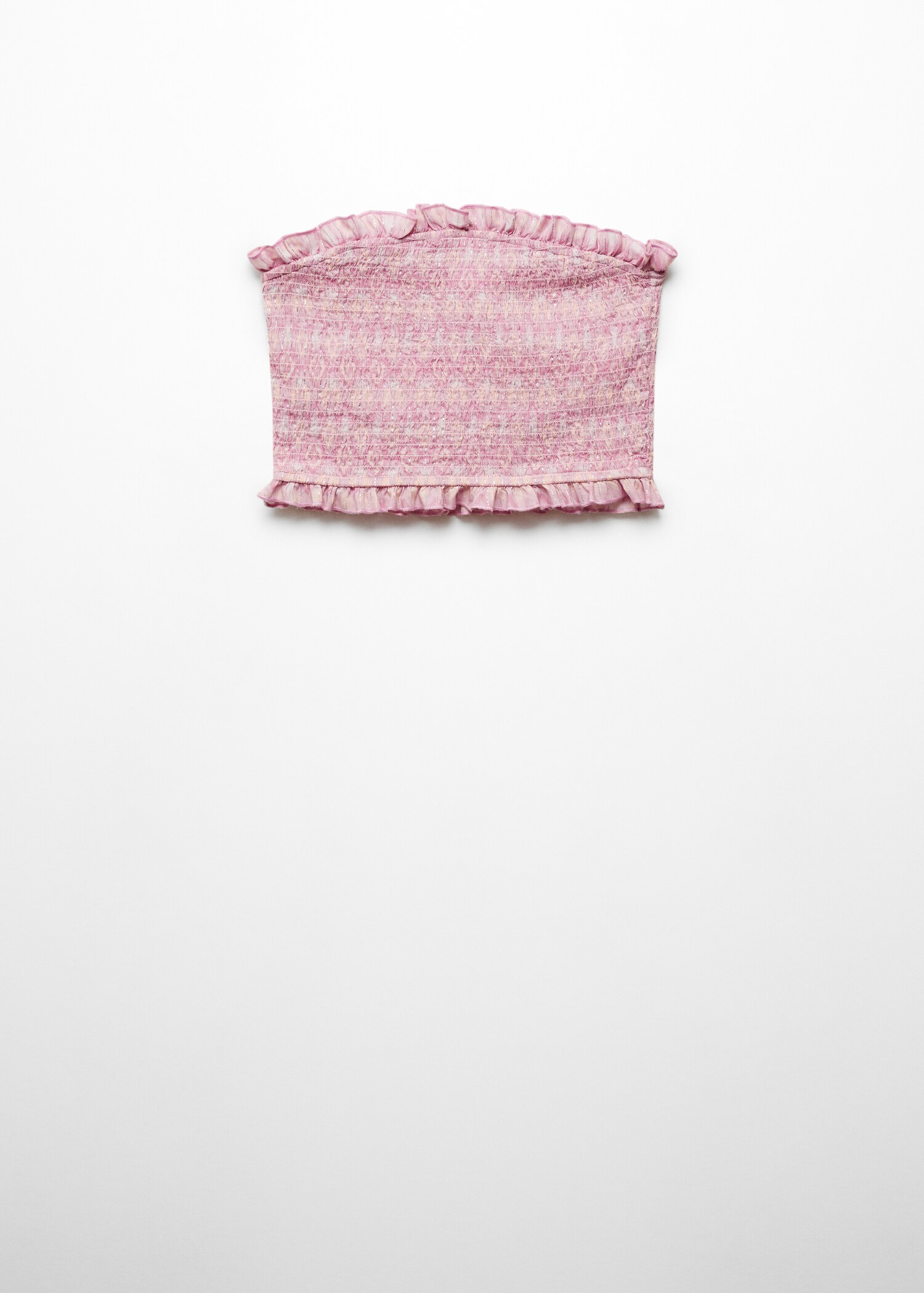 Gerafftes Bandeau-Top - Artikel ohne Model