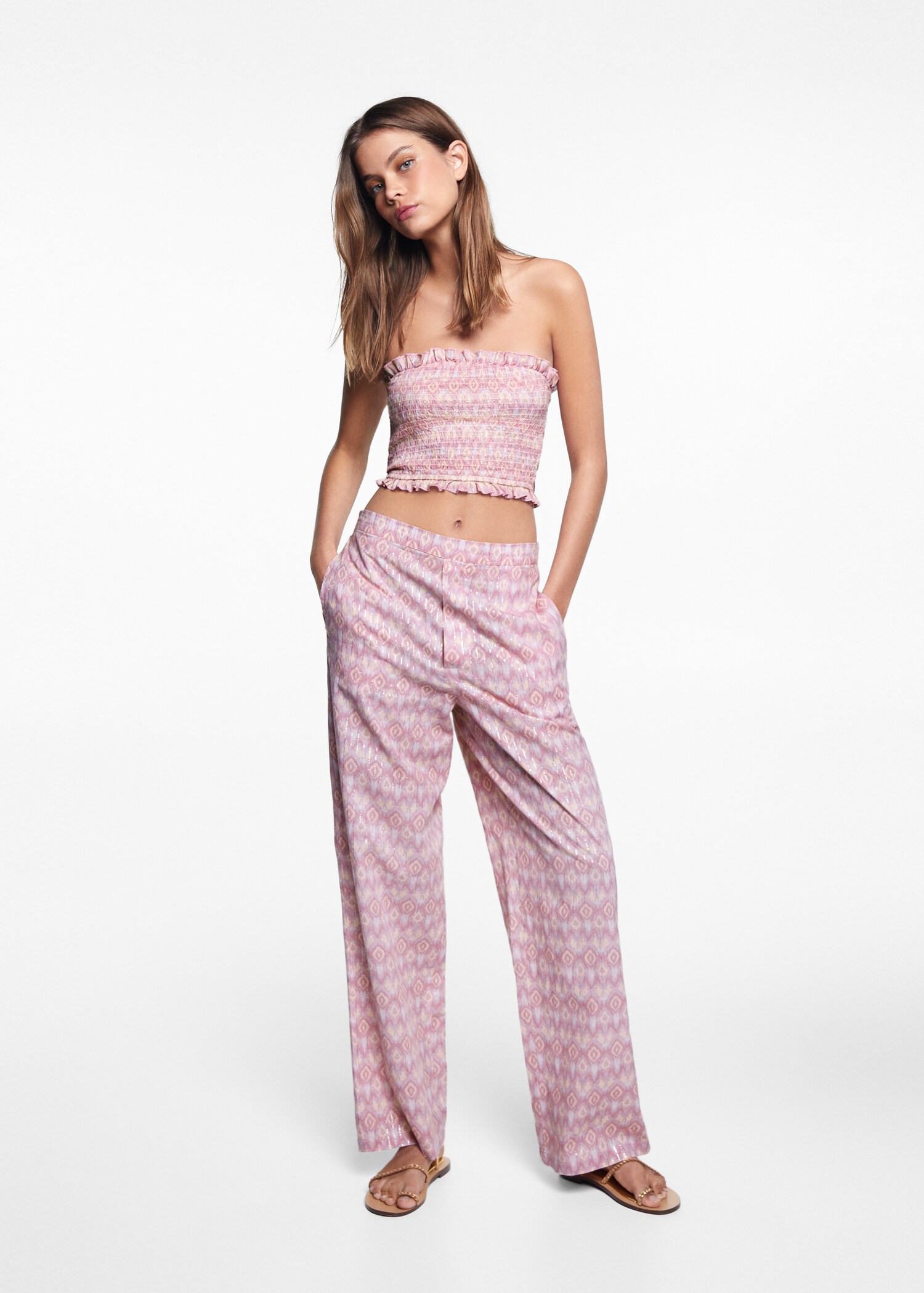 Gerafftes Bandeau-Top - Detail des Artikels 2