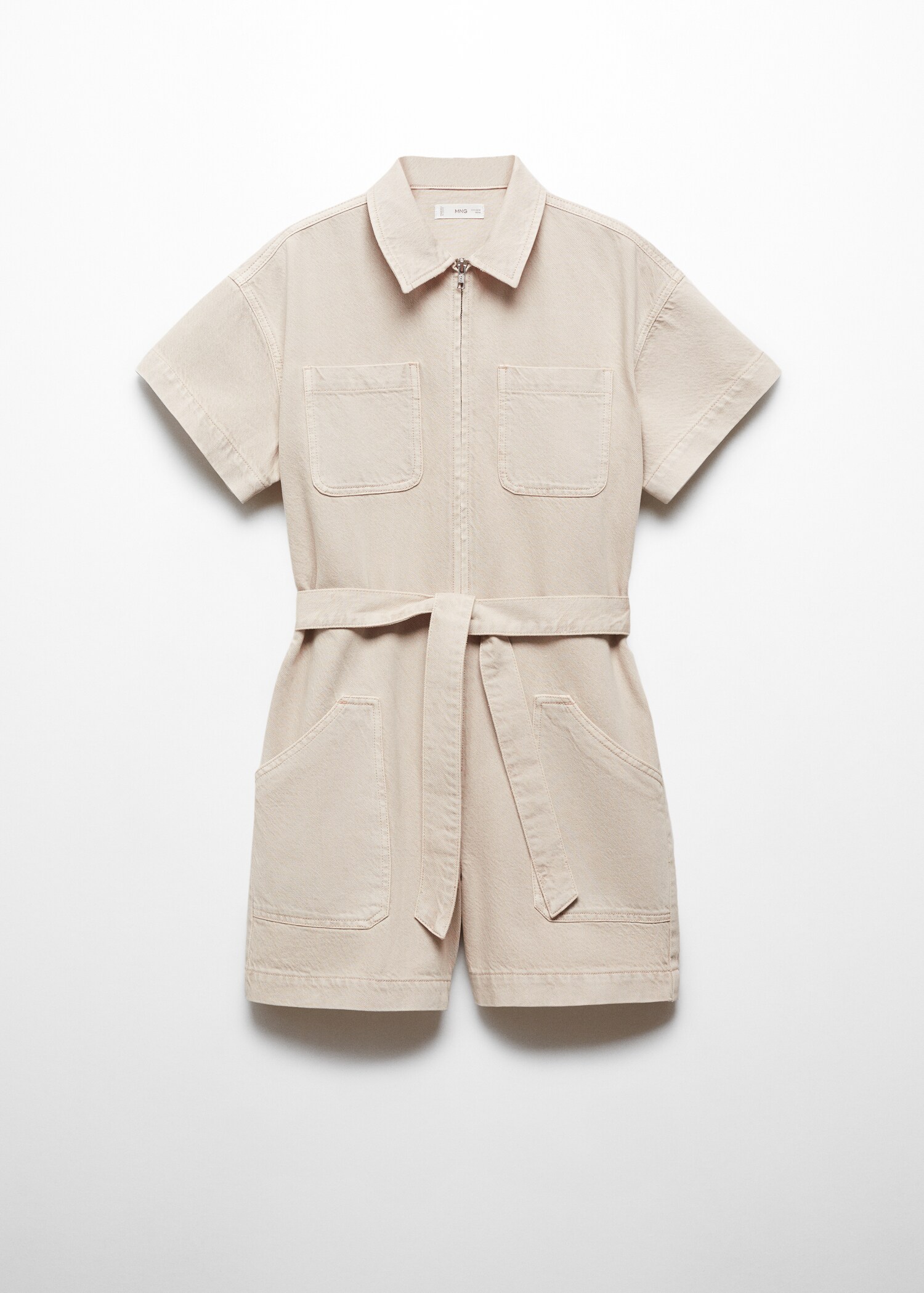 Belt short jumpsuit - Article without model