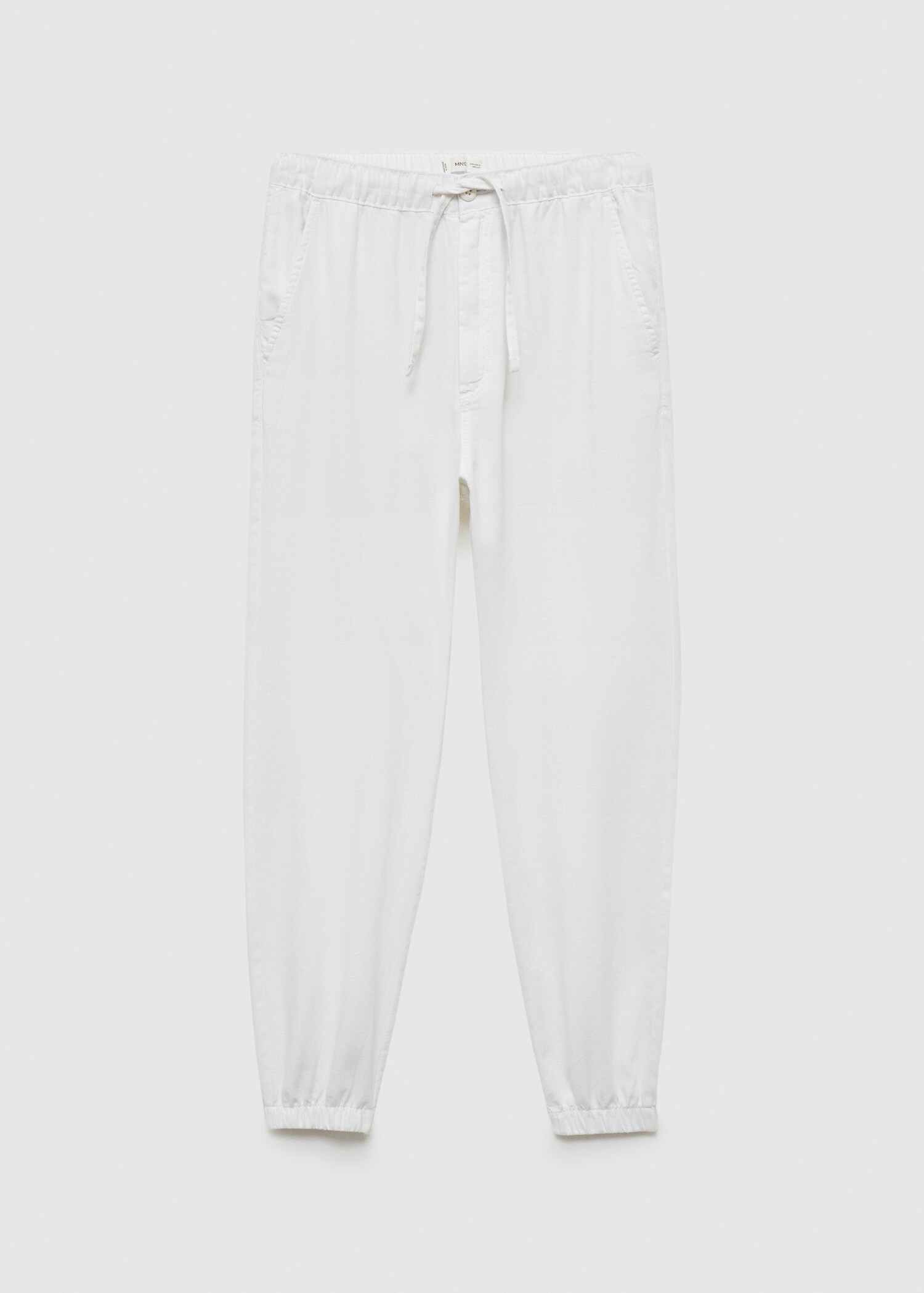 Linen jogger trousers - Article without model