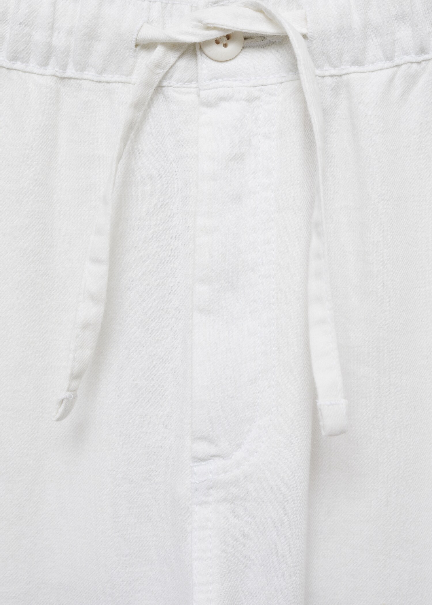 Linen jogger trousers - Details of the article 8