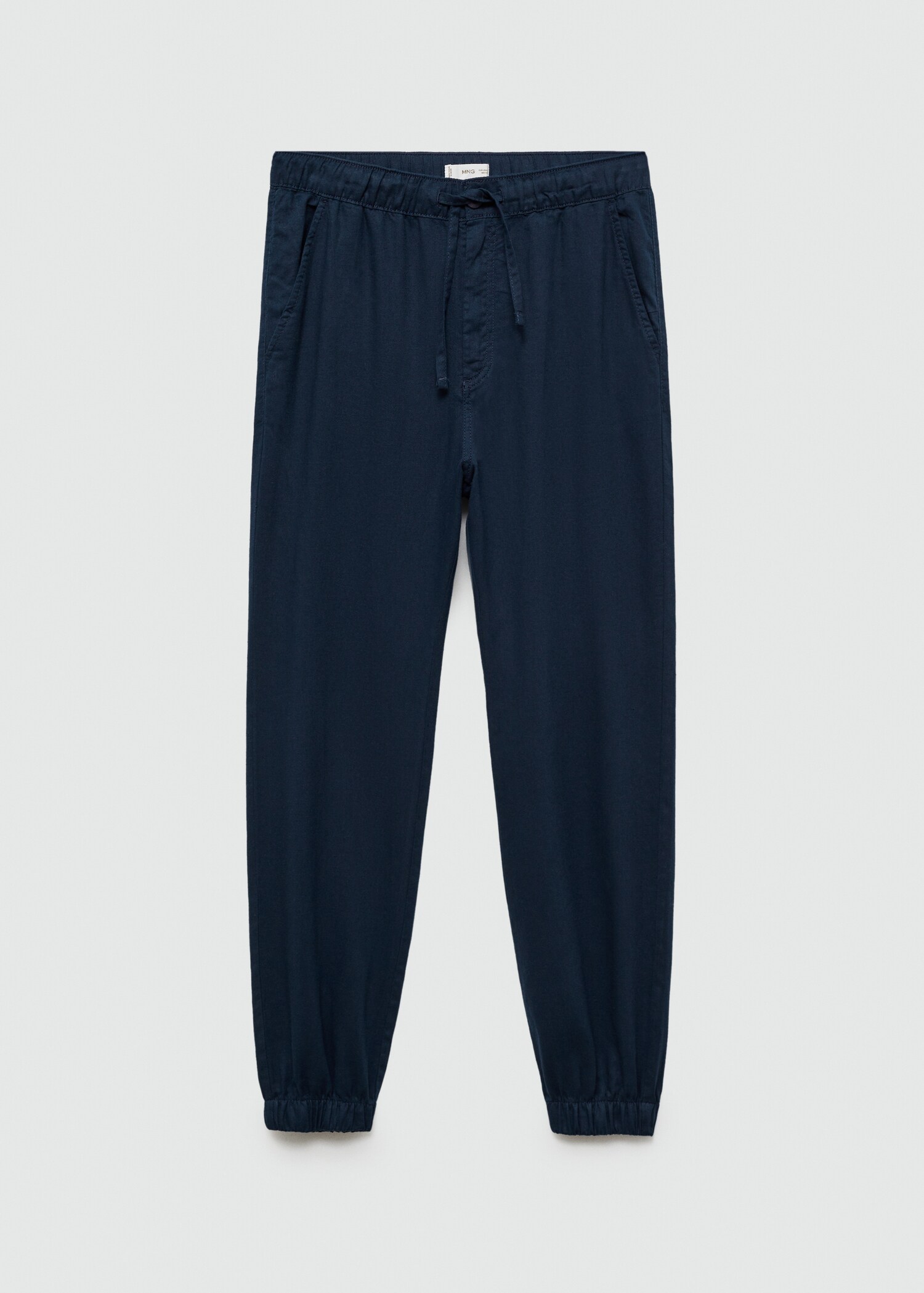 Linen jogger trousers - Article without model