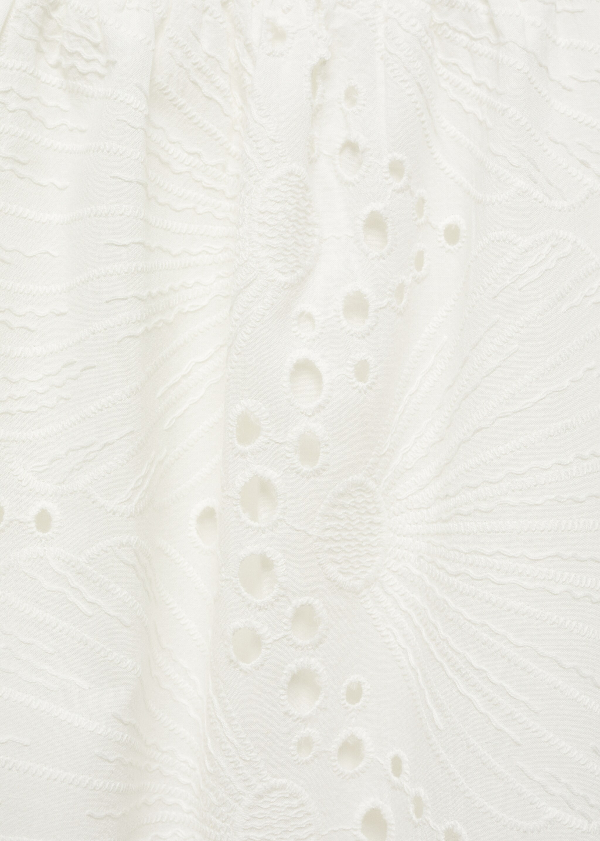Embroidered openwork dress - Details of the article 8