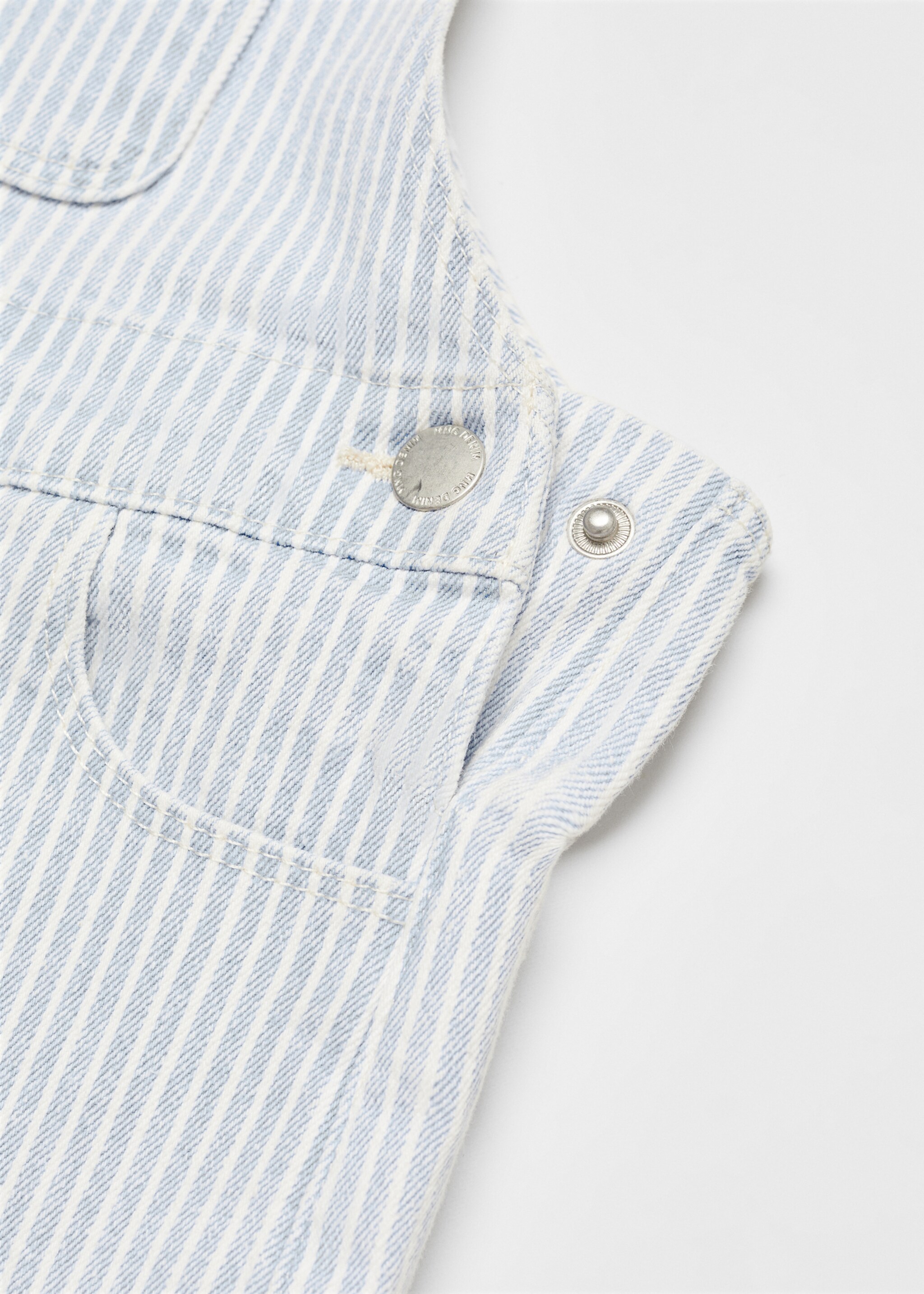 Stripete snekkerbukse i denim - Artikkeldetalj 0