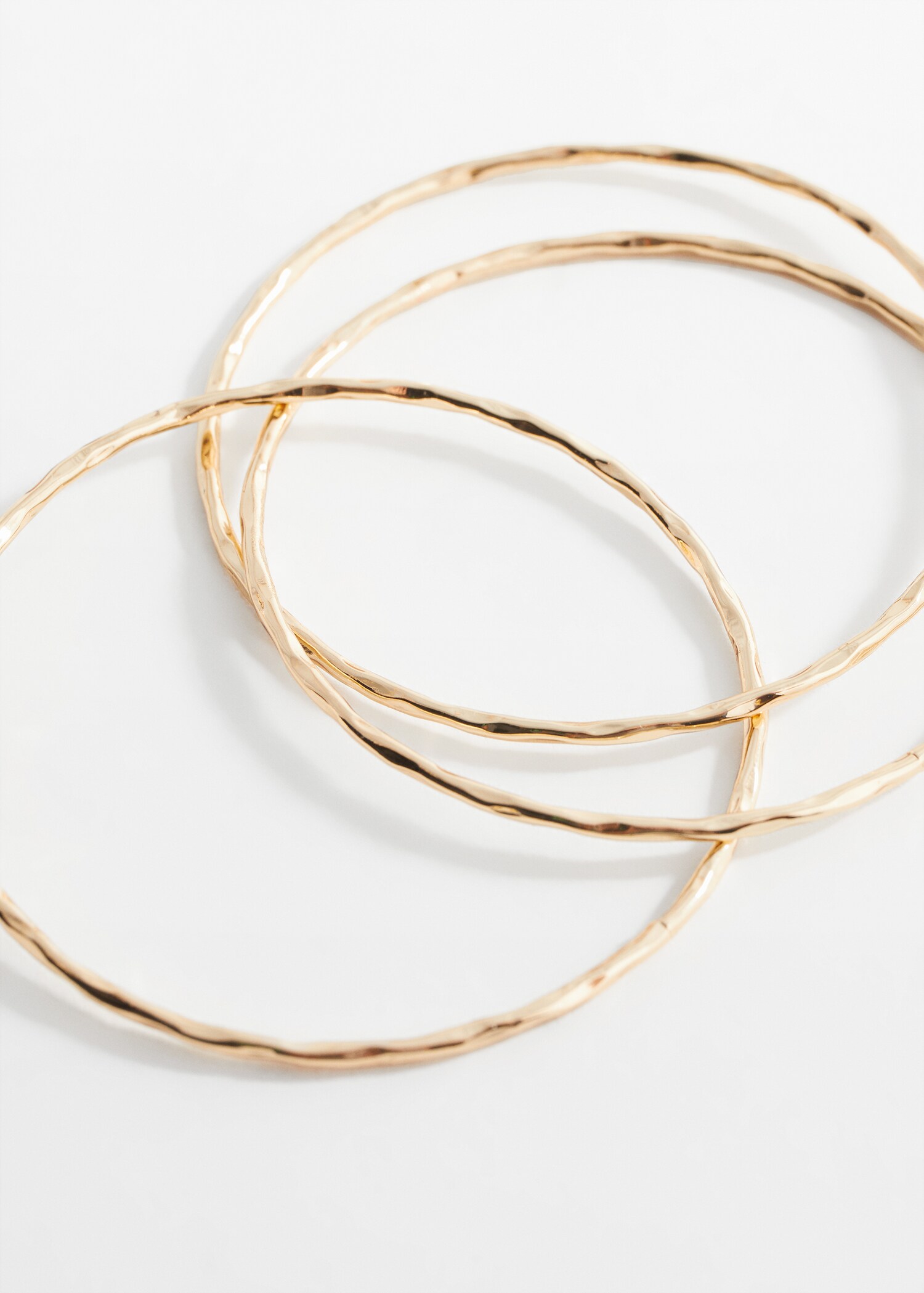 Combined hoop bracelets - Medium plane