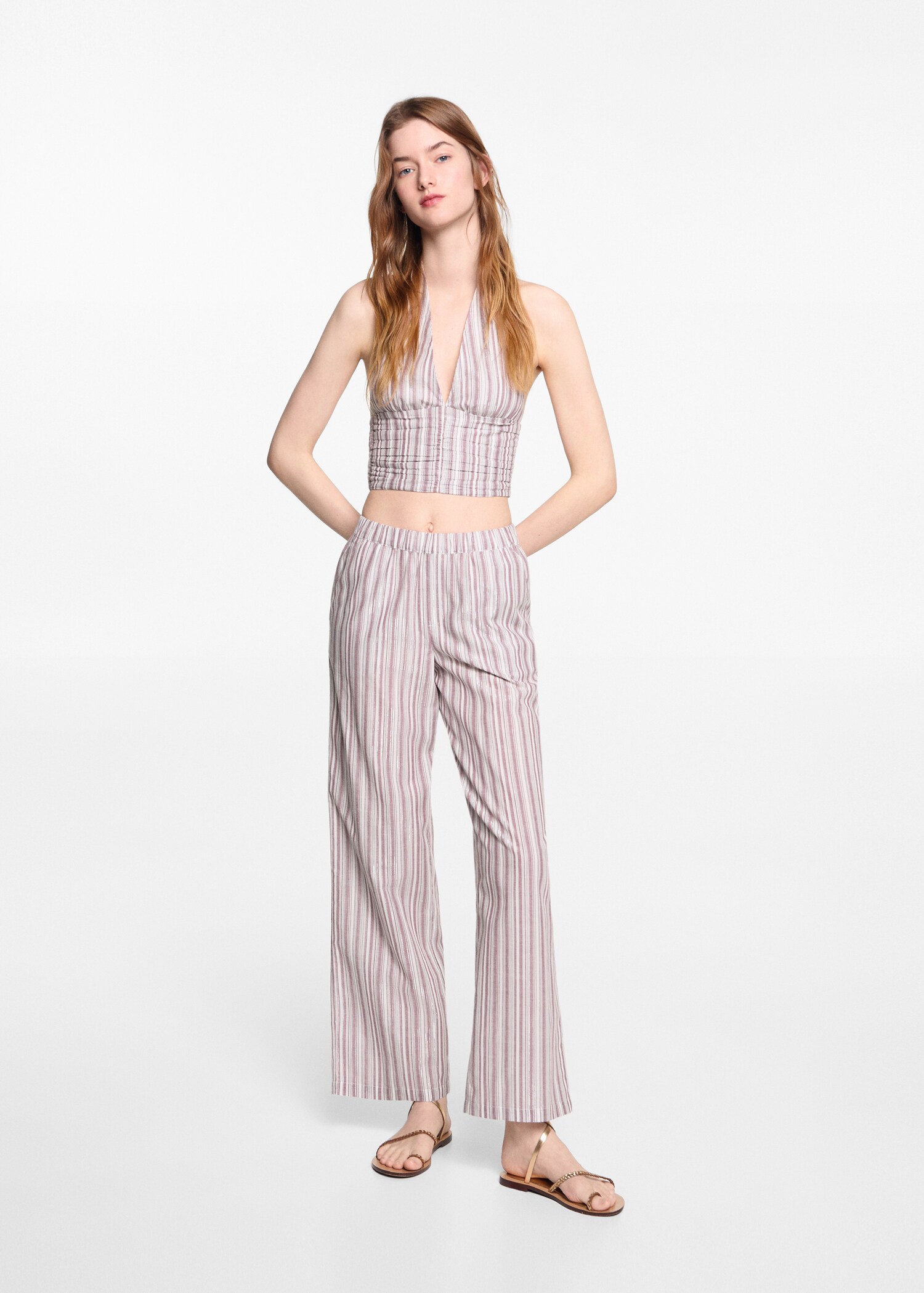 Open-back halter-neck top - Details of the article 2