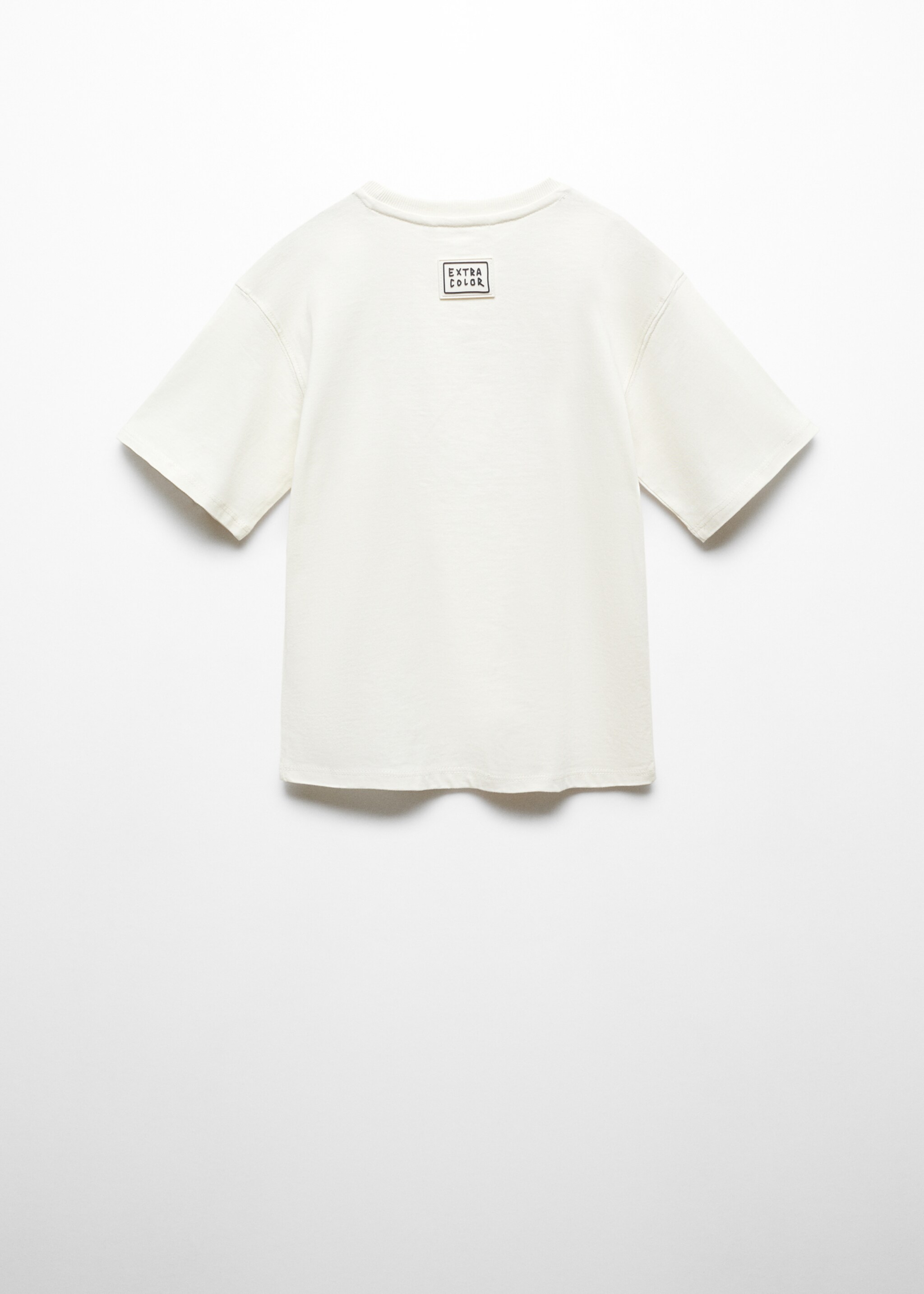 Camiseta estampado relieve - Reverso del artículo