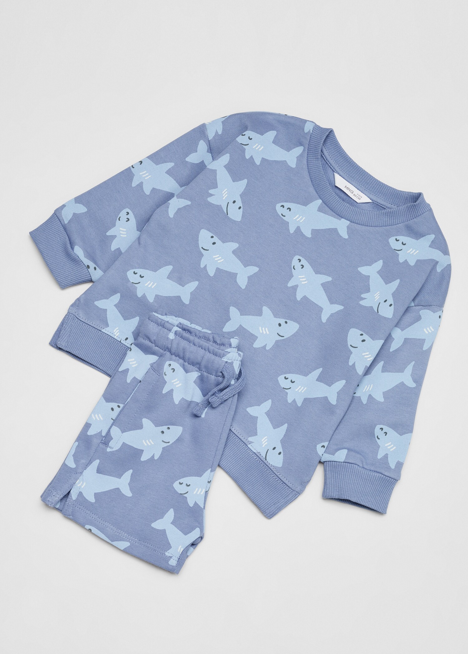 Sudadera estampado tiburones - Detalle del artículo 0