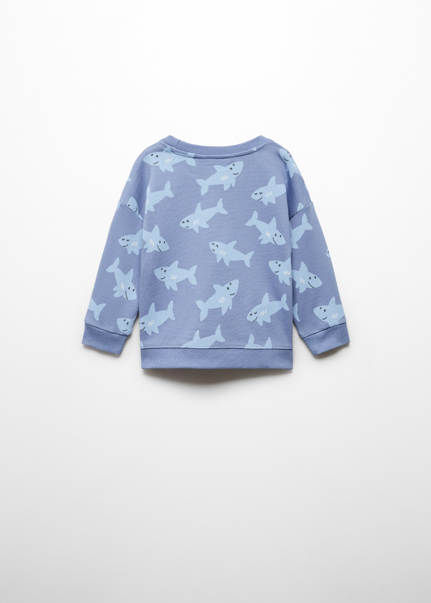 Sudadera estampado tiburones - Reverso del artículo