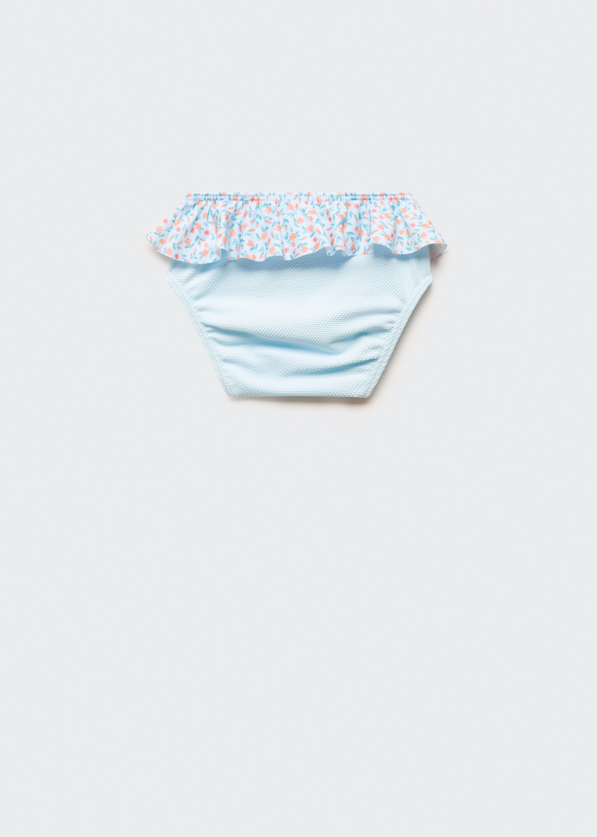 Ruffled floral bikini bottom - Reverse of the article