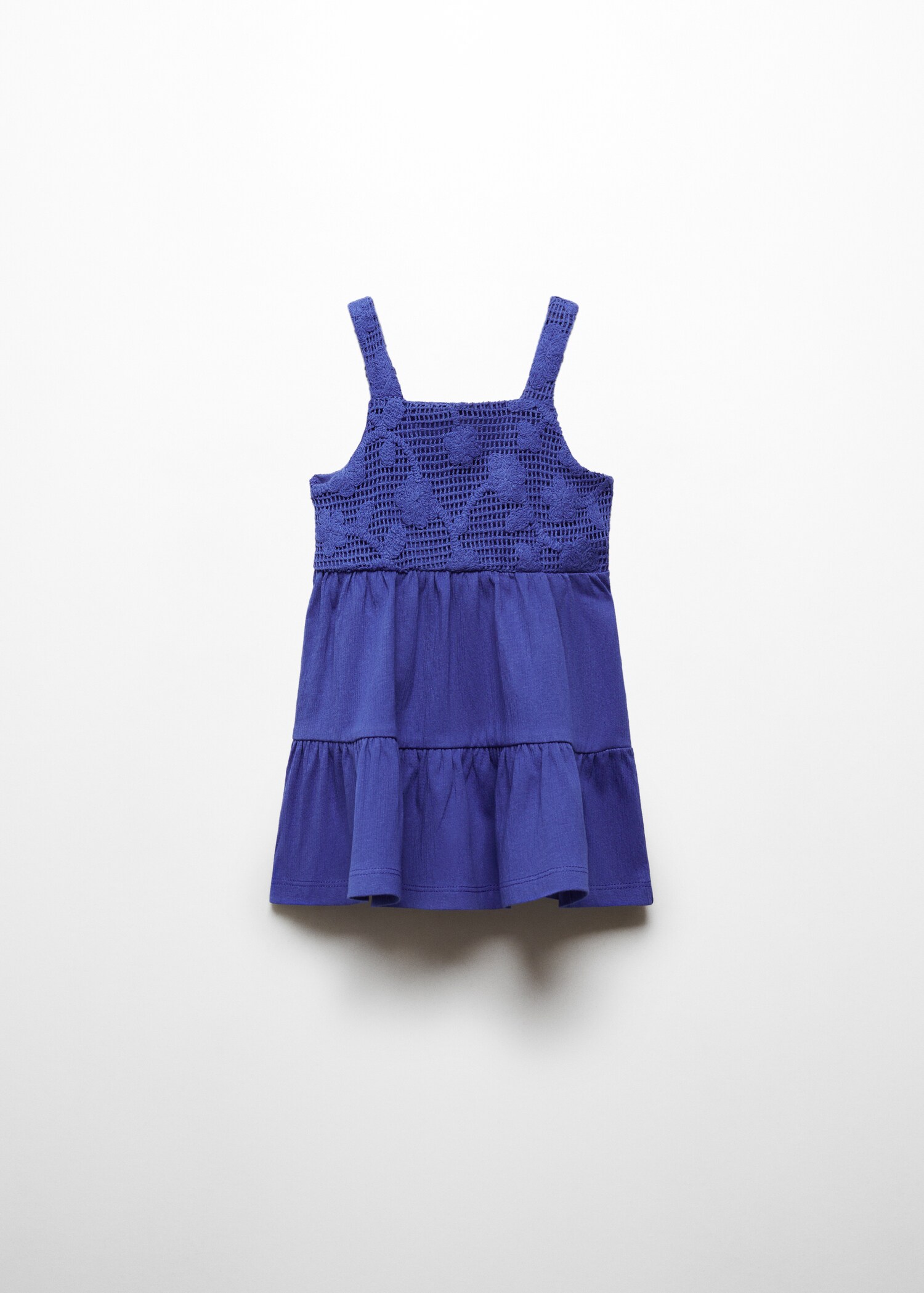 Frills embroidered dress - Article without model