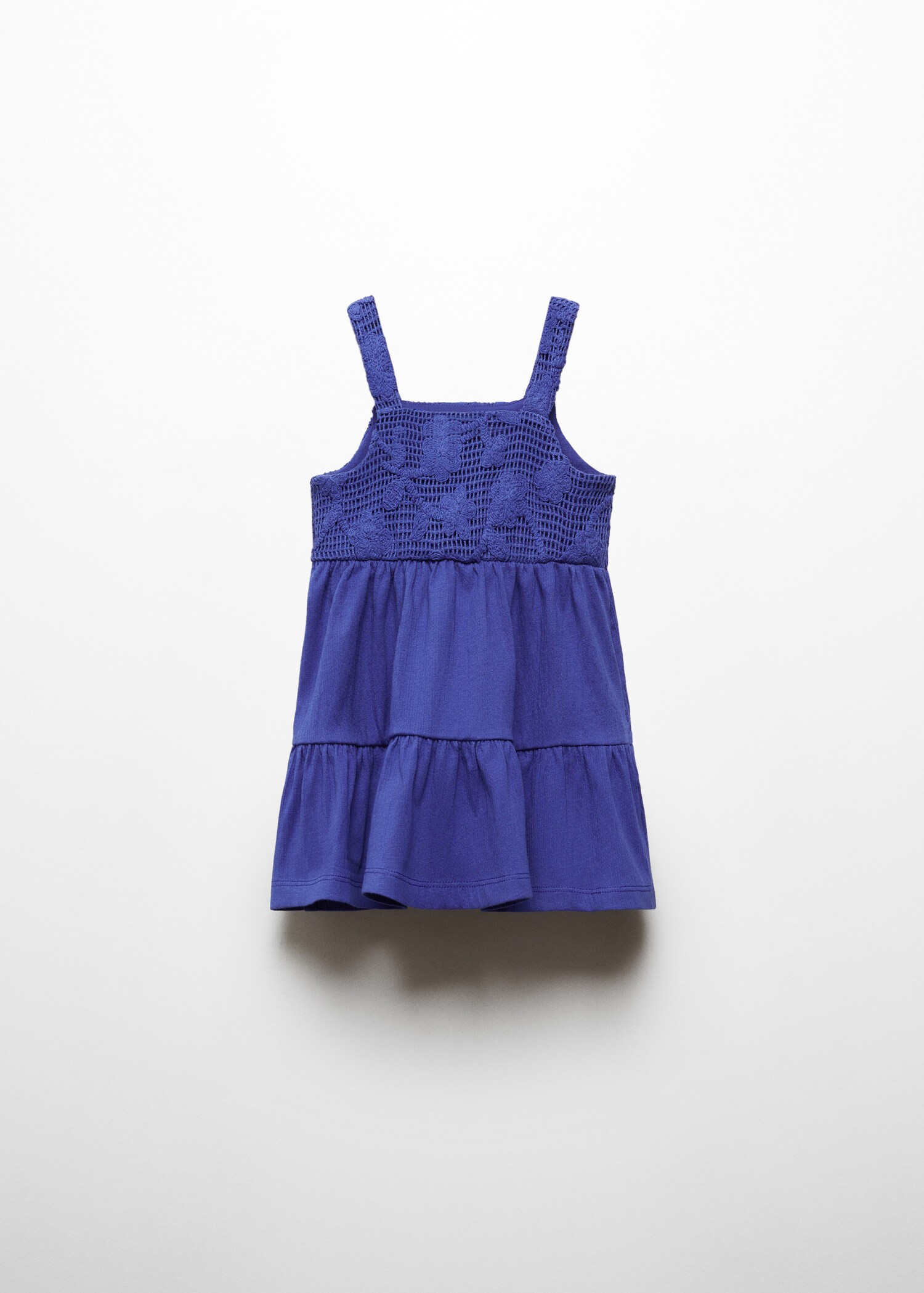 Frills embroidered dress - Reverse of the article