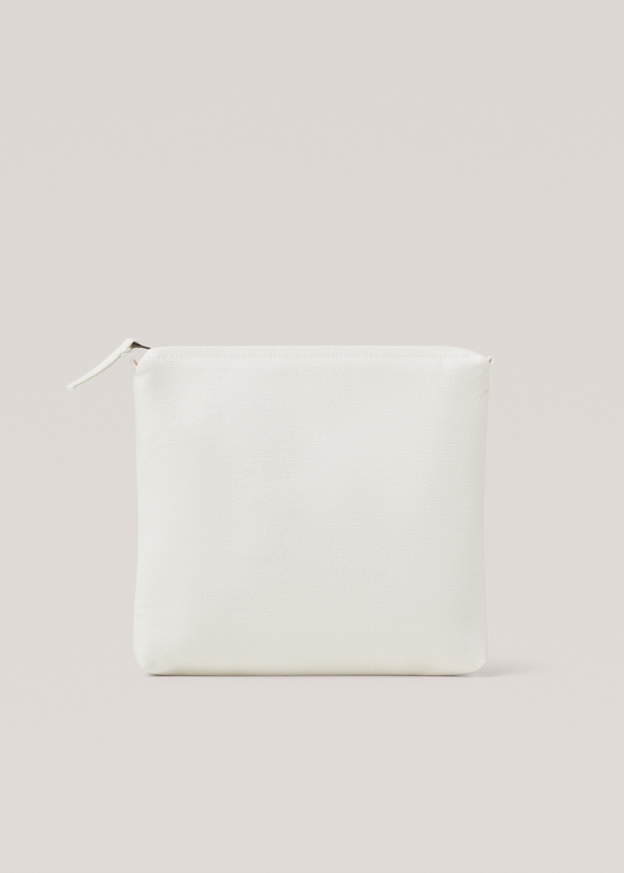 Striped cotton makeup bag - Article without model