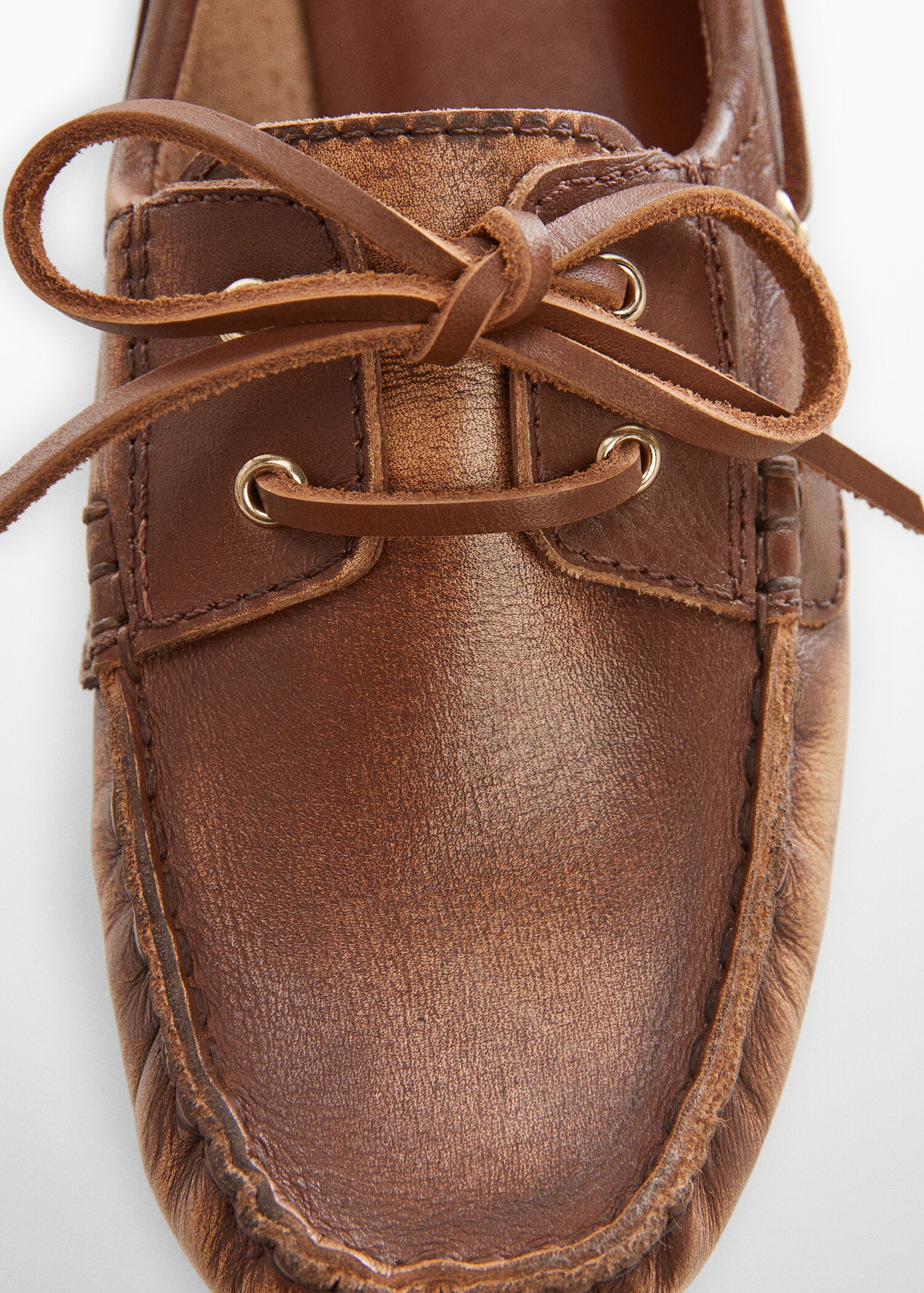 Chaussures bateau cuir - Détail de l'article 1