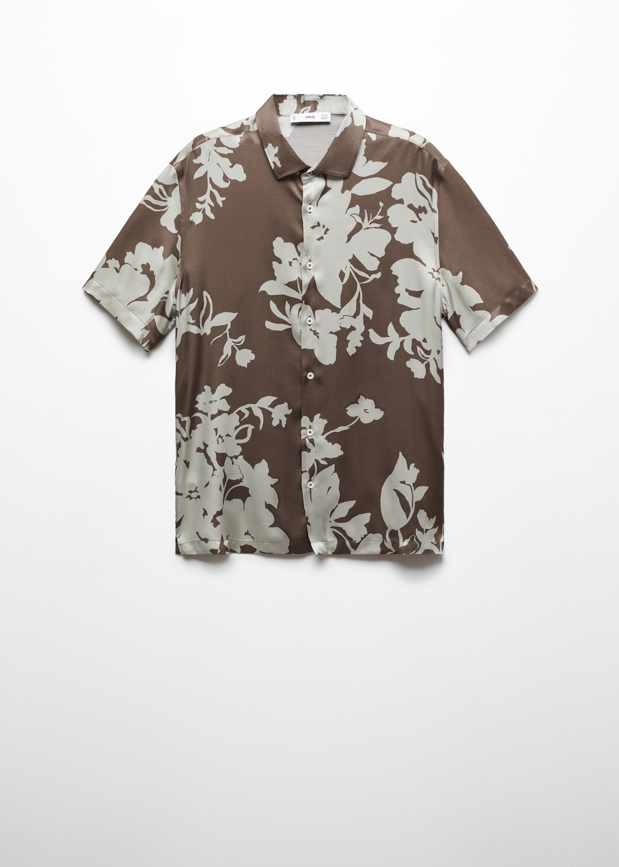 Flowy floral print shirt - Article without model