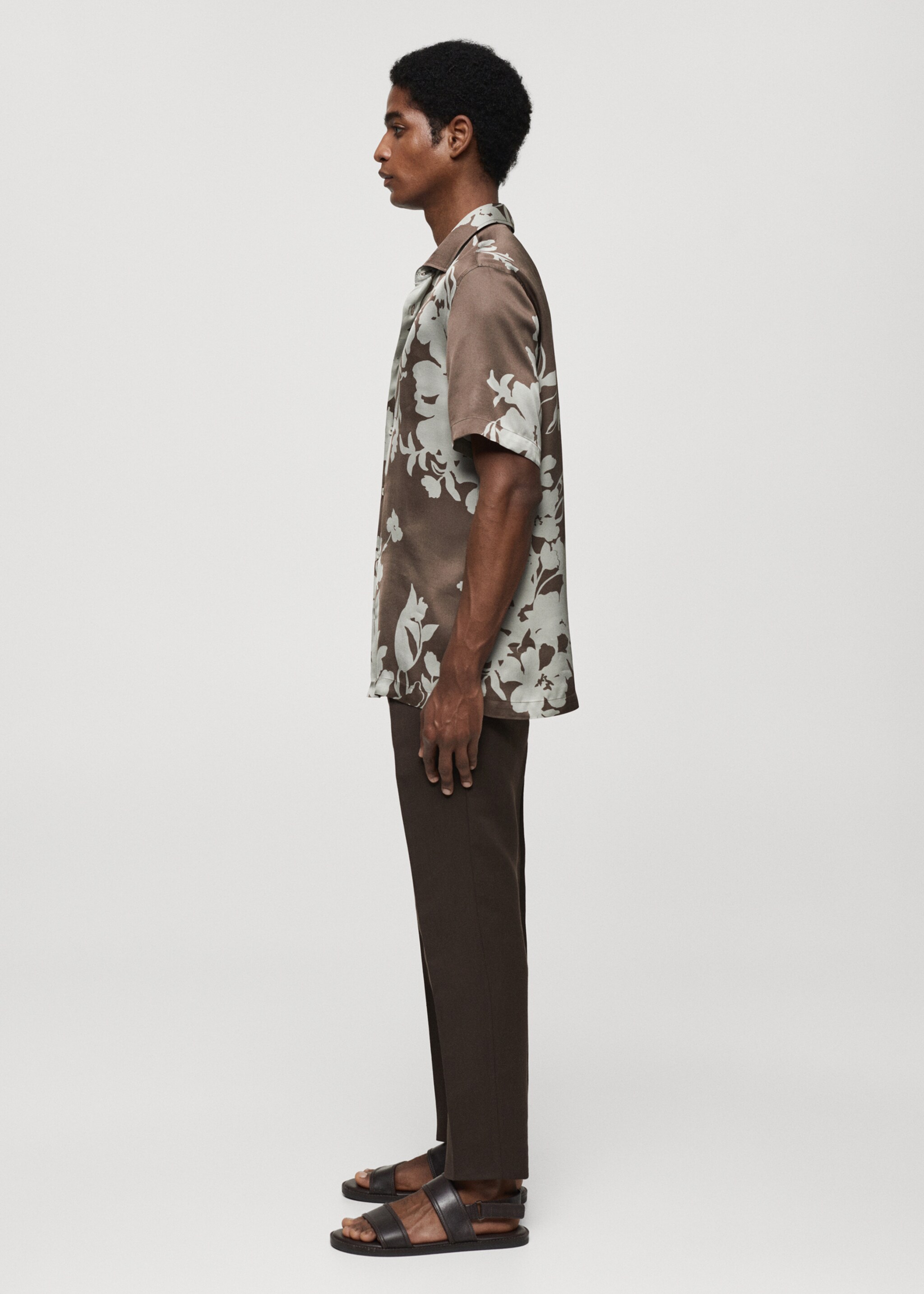 Flowy floral print shirt - Details of the article 2