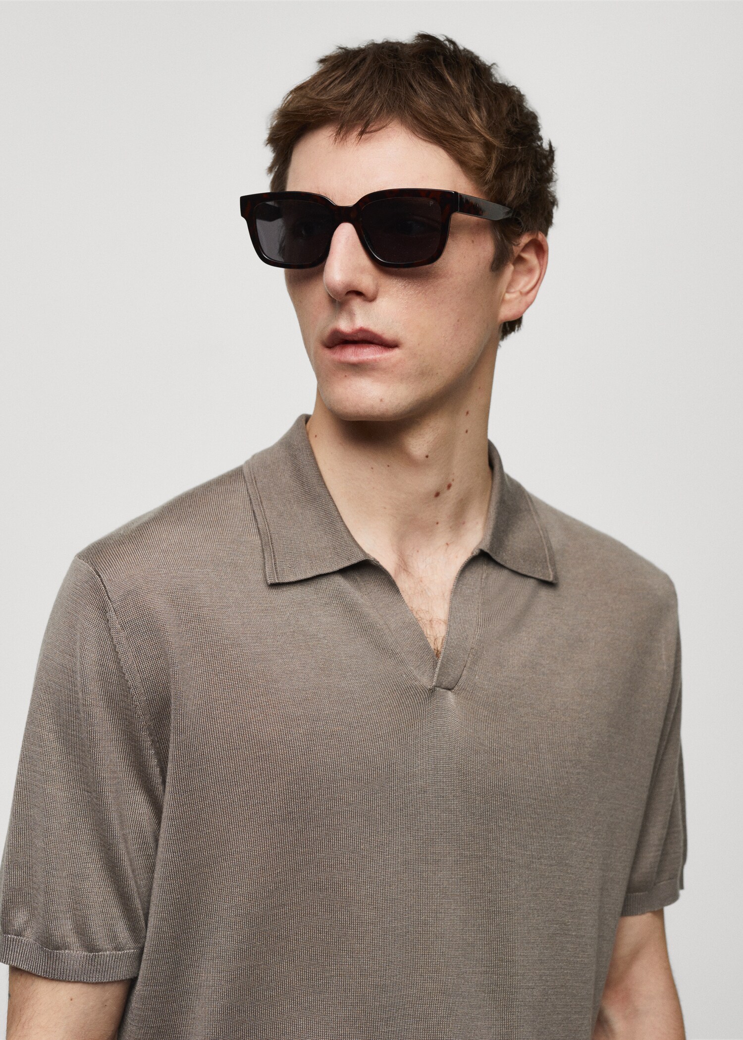 Gebreid poloshirt met korte mouw - Detail van het artikel 1