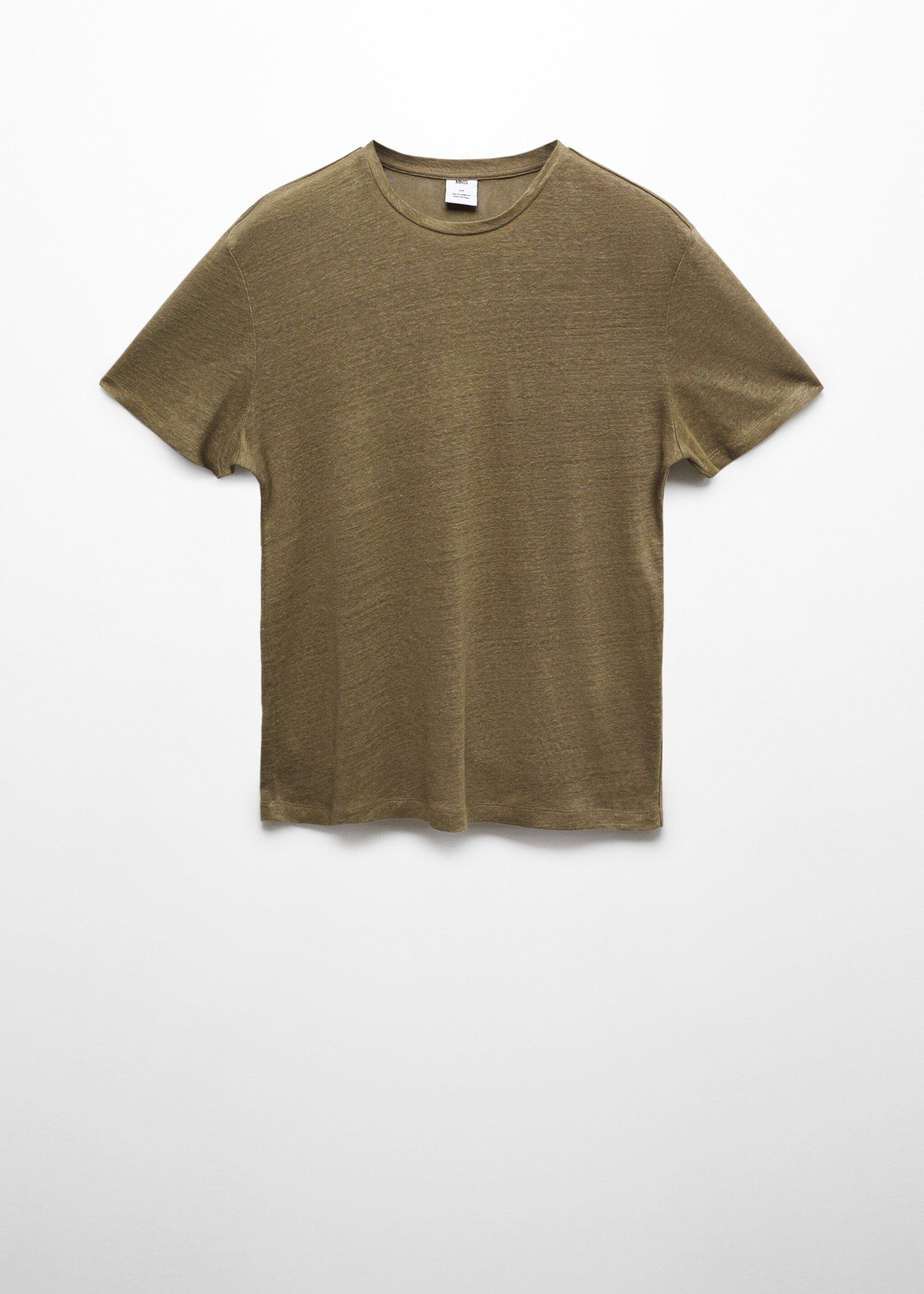 T-shirt slim fit de 100% linho - Artigo sem modelo