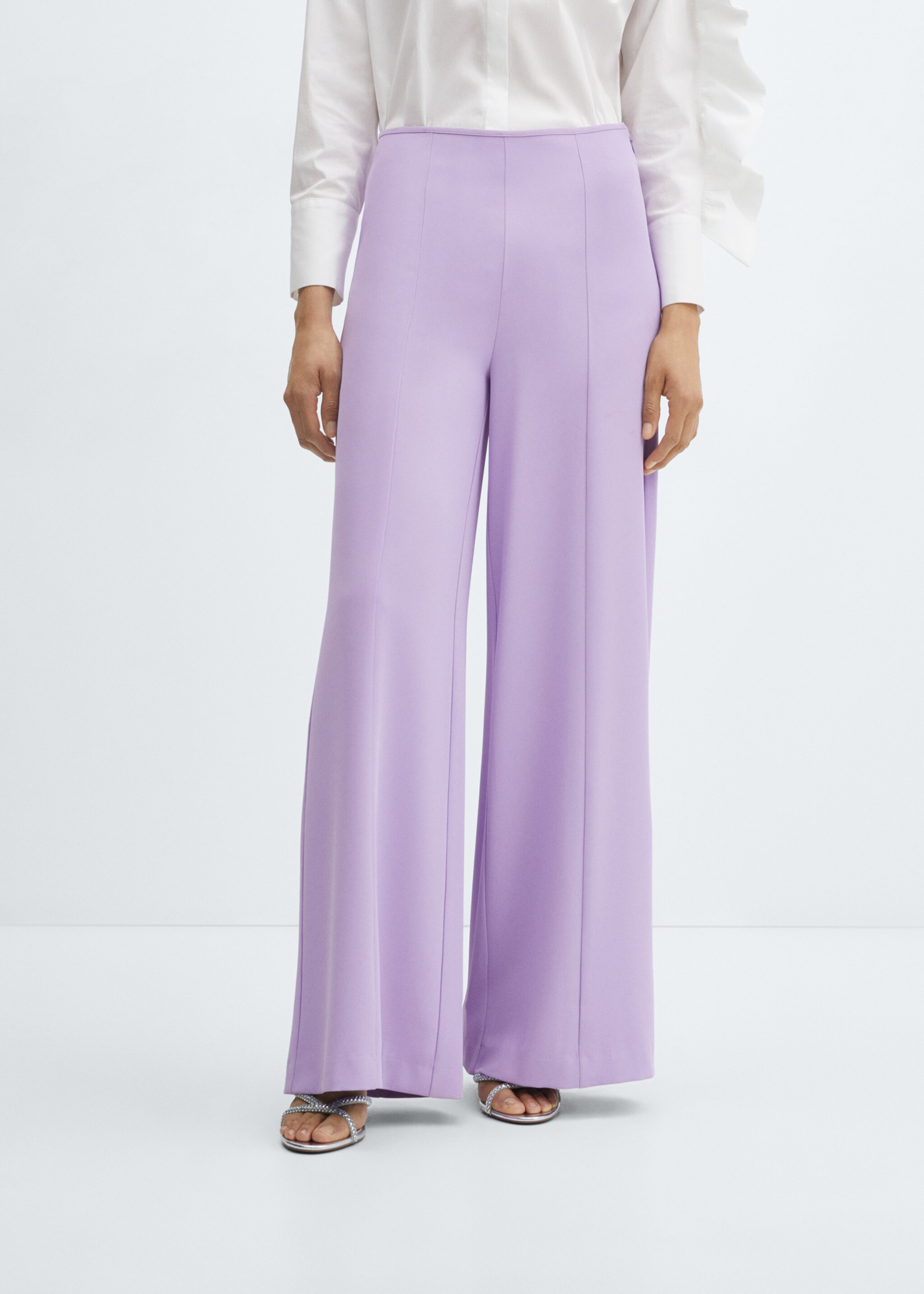 Decorative seams trousers - Medium plane