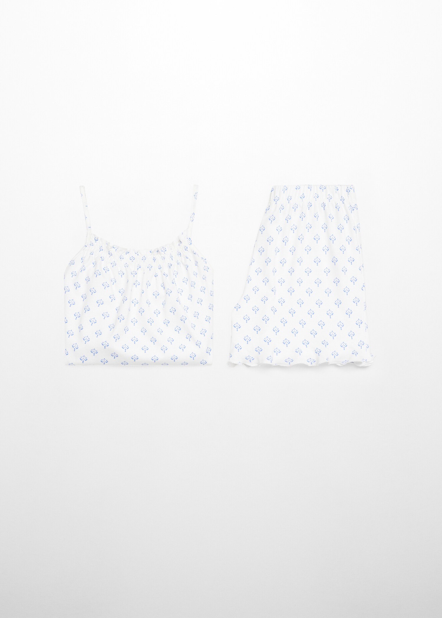 Printed short pyjamas - Details of the article 0