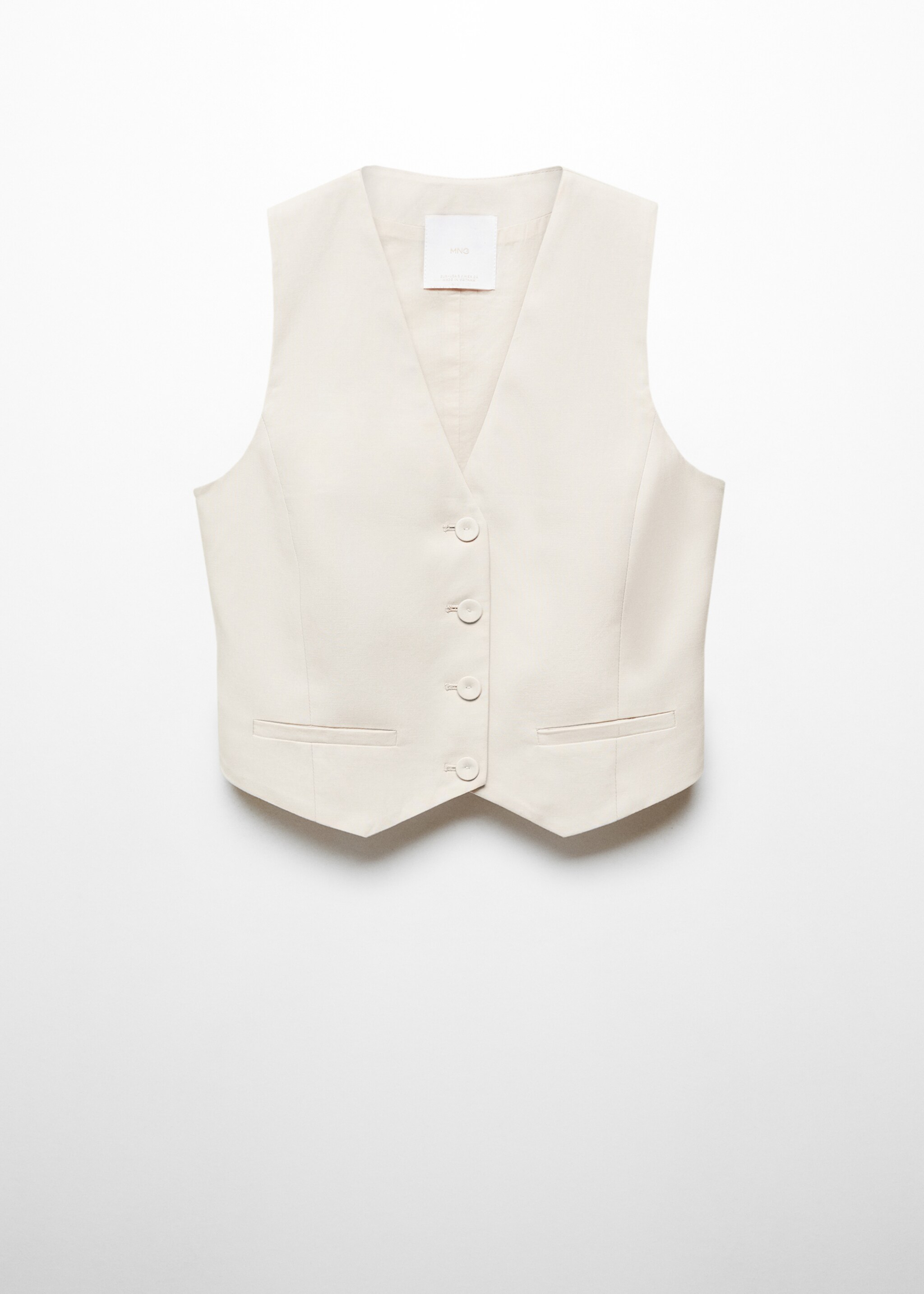 Suit waistcoat with buttons - Article without model