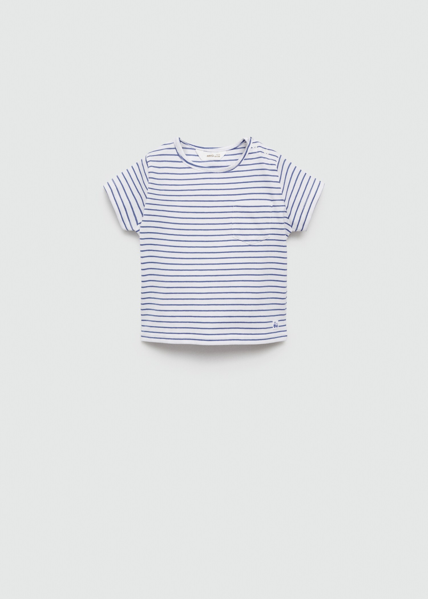 T-shirt coton à rayures - Article sans modèle