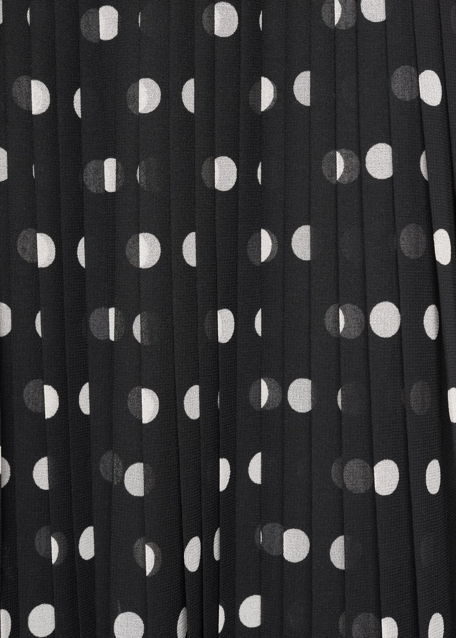 Polka-dot pleated trousers - Details of the article 8