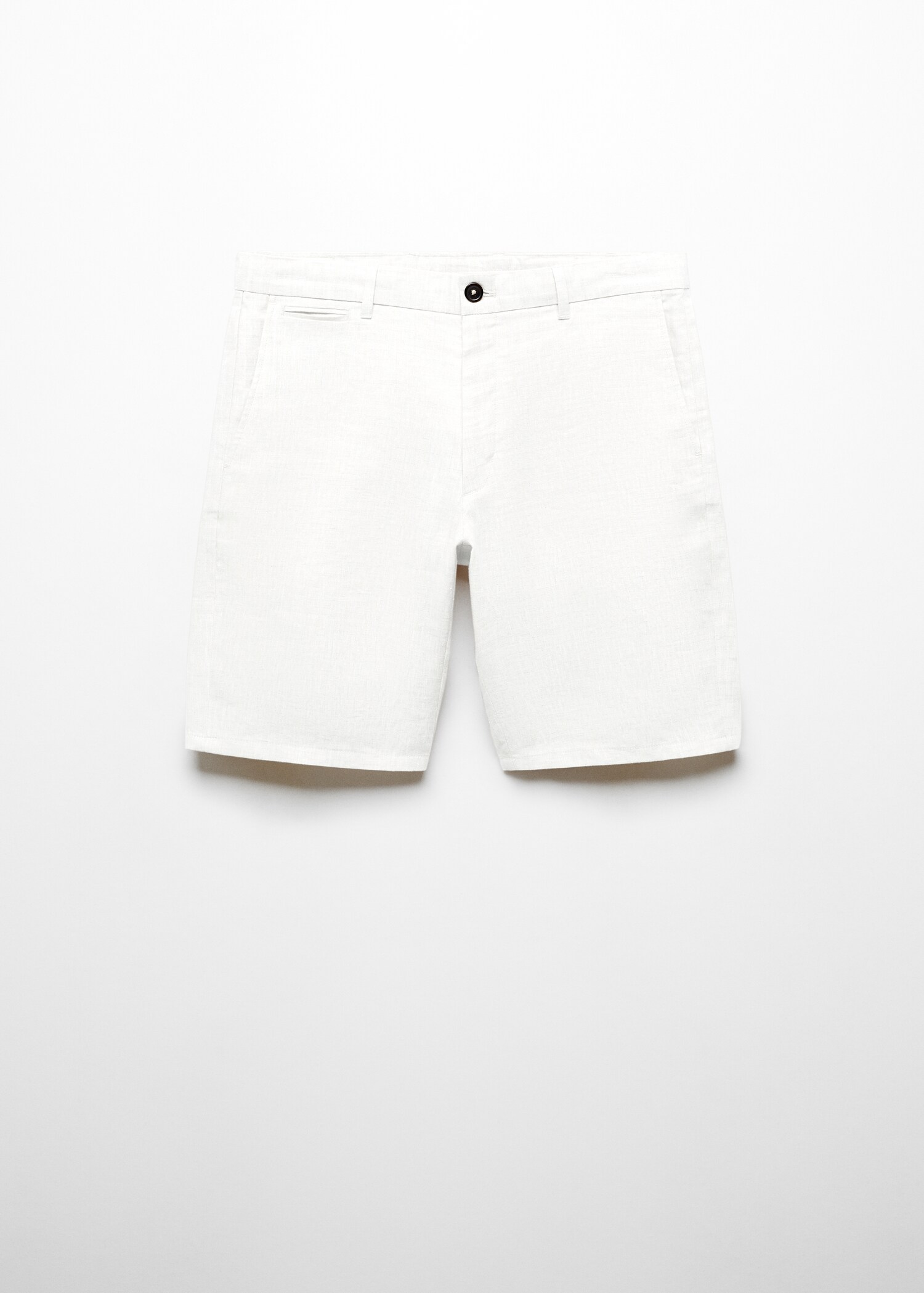 Slim-Fit-Bermudashorts aus 100 % Leinen - Artikel ohne Model